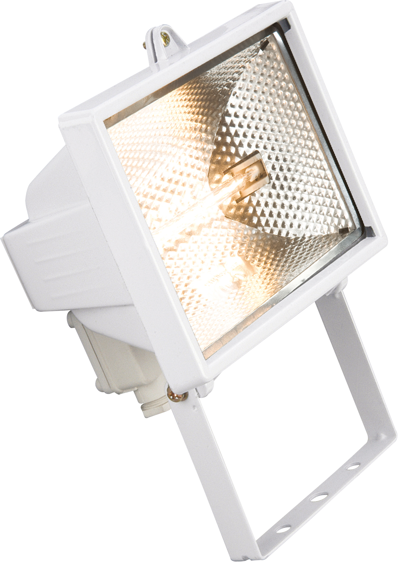 IP54 500W Enclosed Halogen Floodlight White - FL02W 