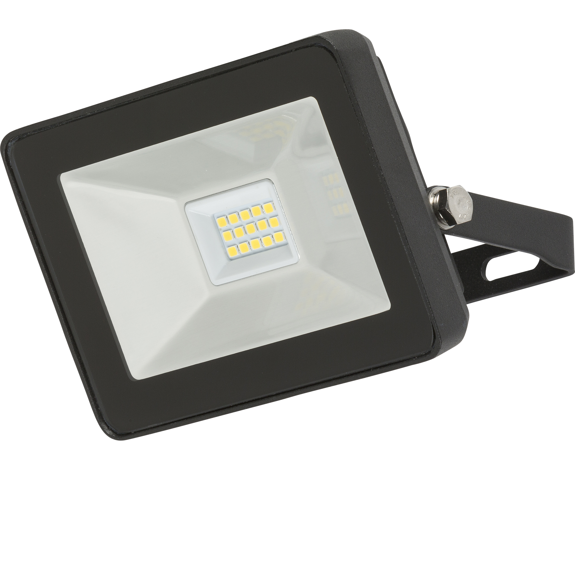 230V IP65 10W LED Black Die-Cast Aluminium Floodlight 4000K - FLF10 