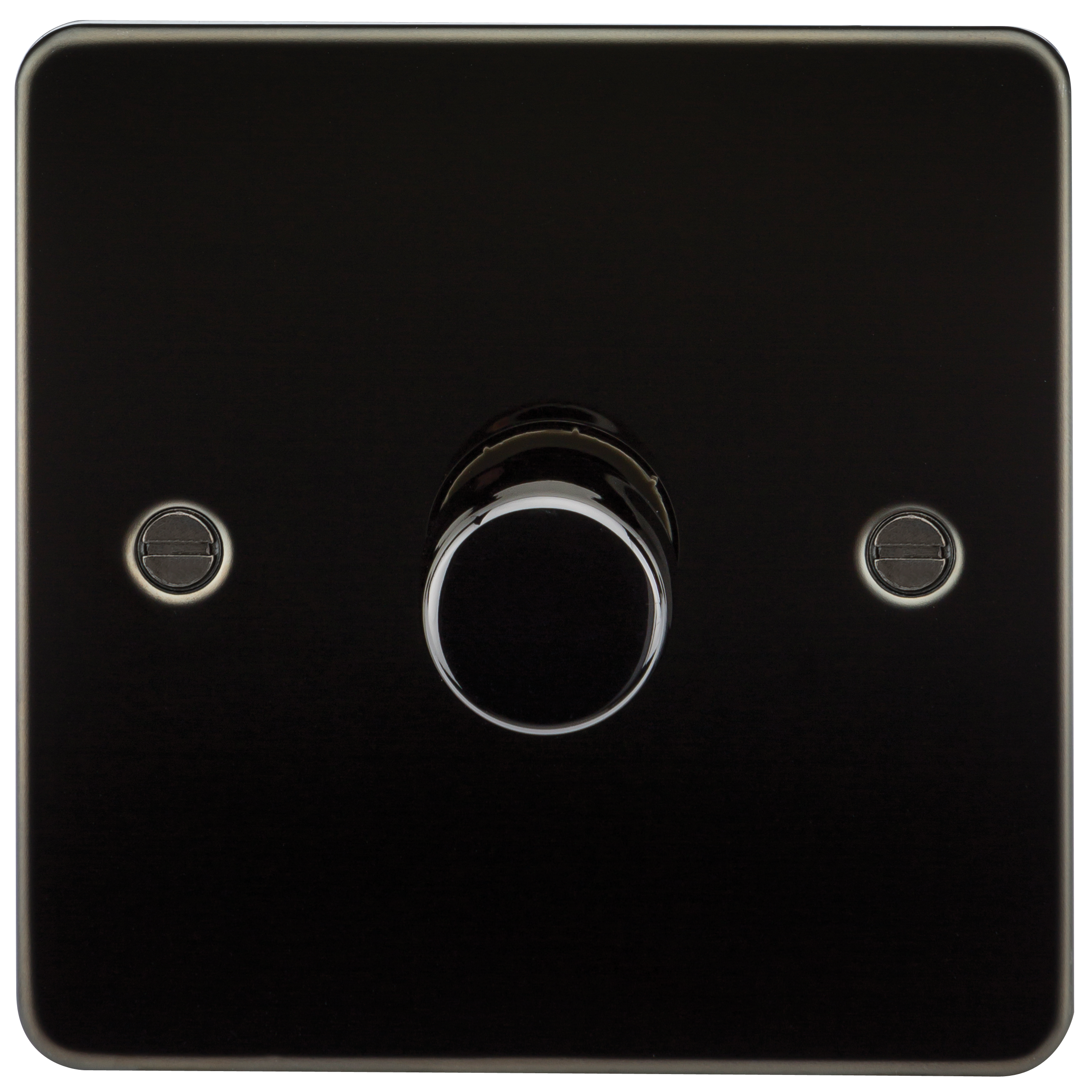 Flat Plate 1G 2 Way 40-400W Dimmer - Gunmetal - FP2171GM 