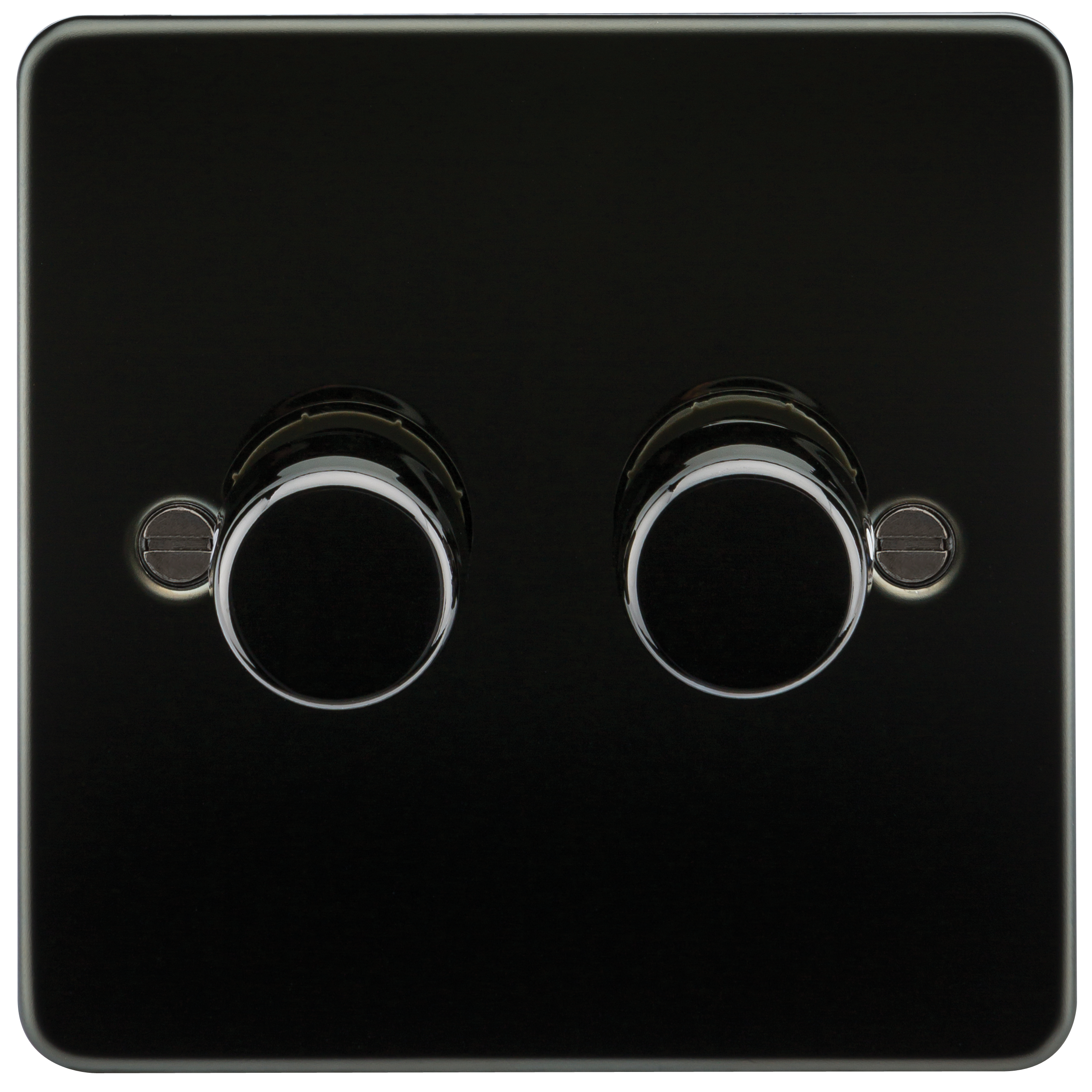 FLAT PLATE 2G 2 WAY 40-400W DIMMER - GUNMETAL - FP2172GM 