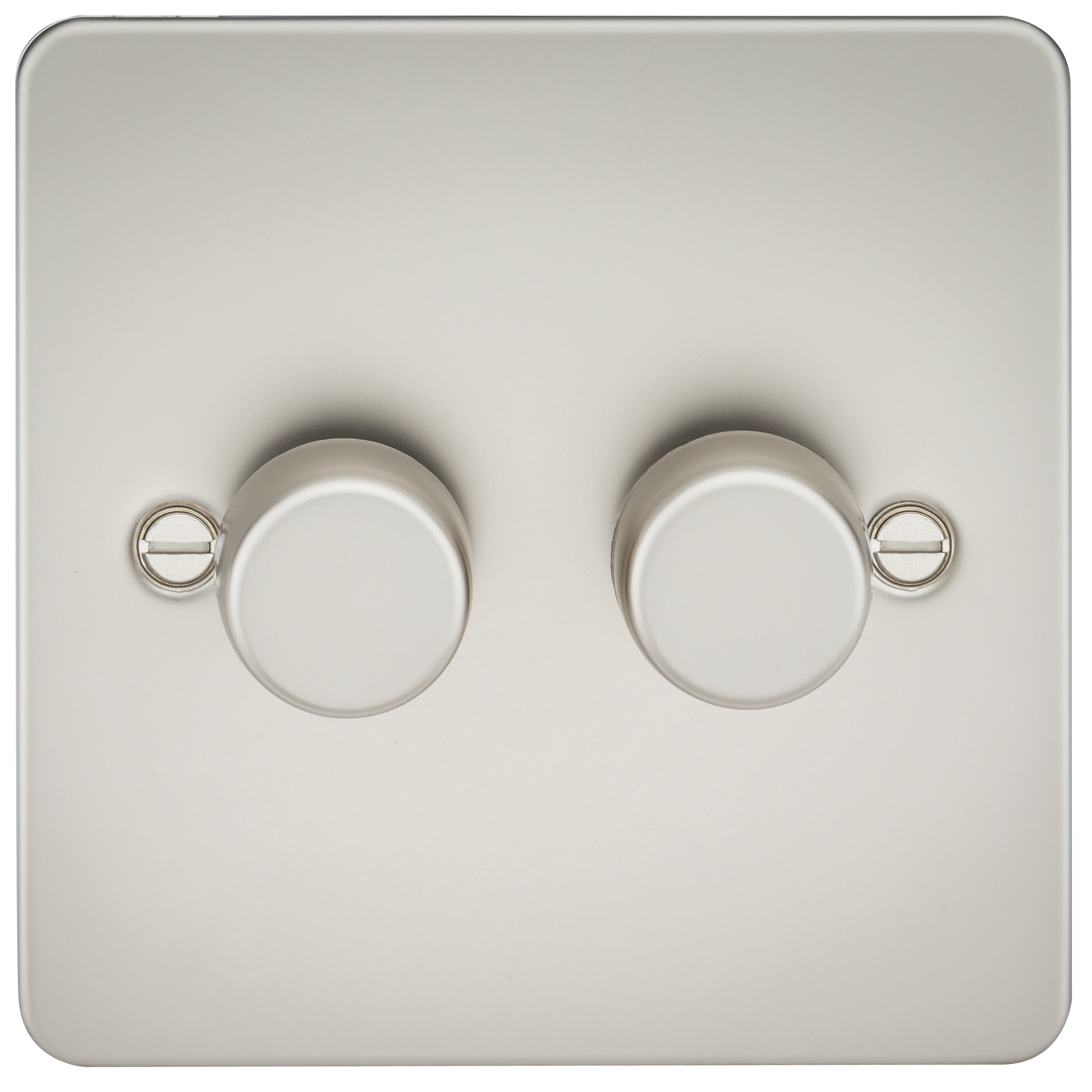 FLAT PLATE 2G 2 WAY 40-400W DIMMER - PEARL - FP2172PL 