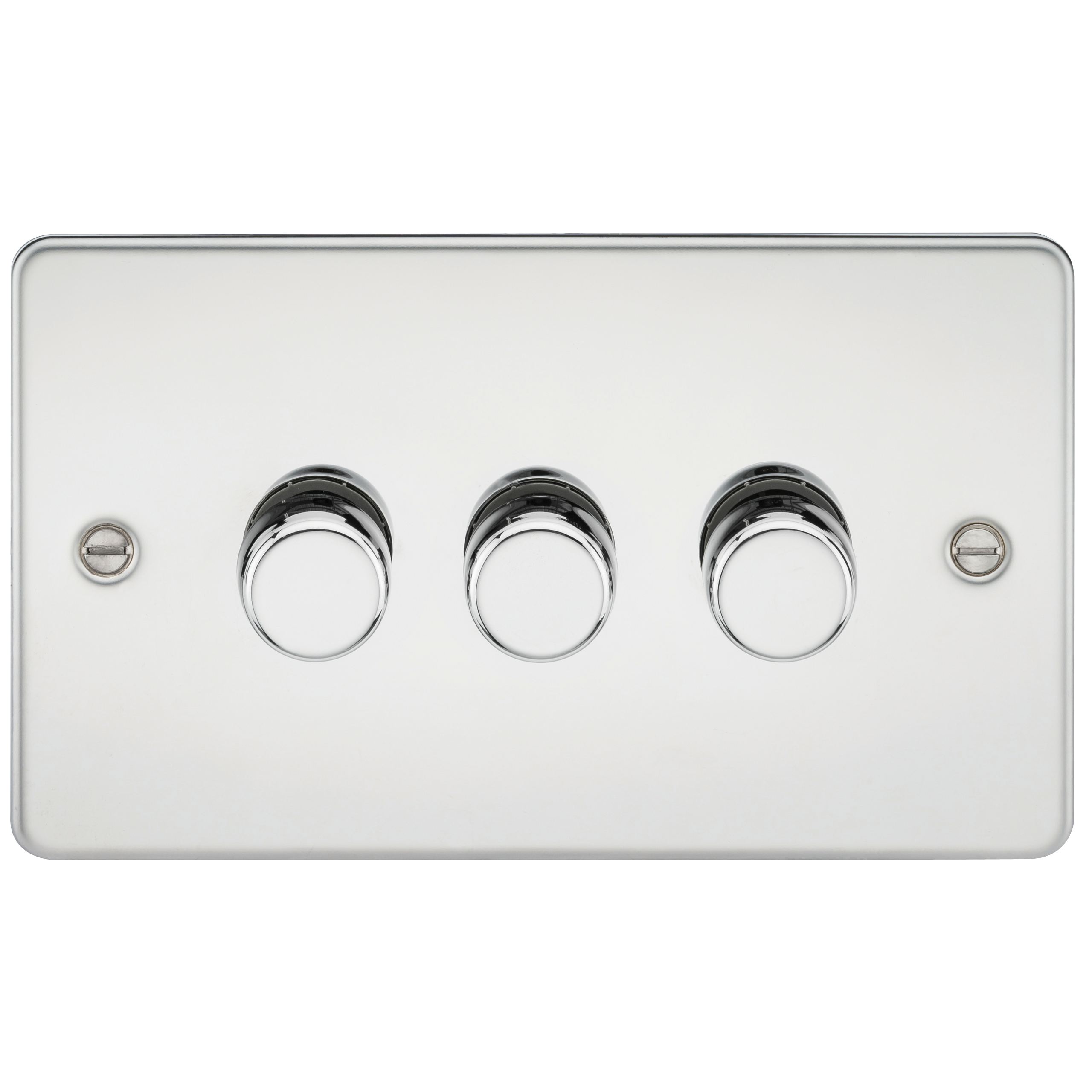 FLAT PLATE 3G 2 WAY 40-400W DIMMER - POLISHED CHROME - FP2173PC 