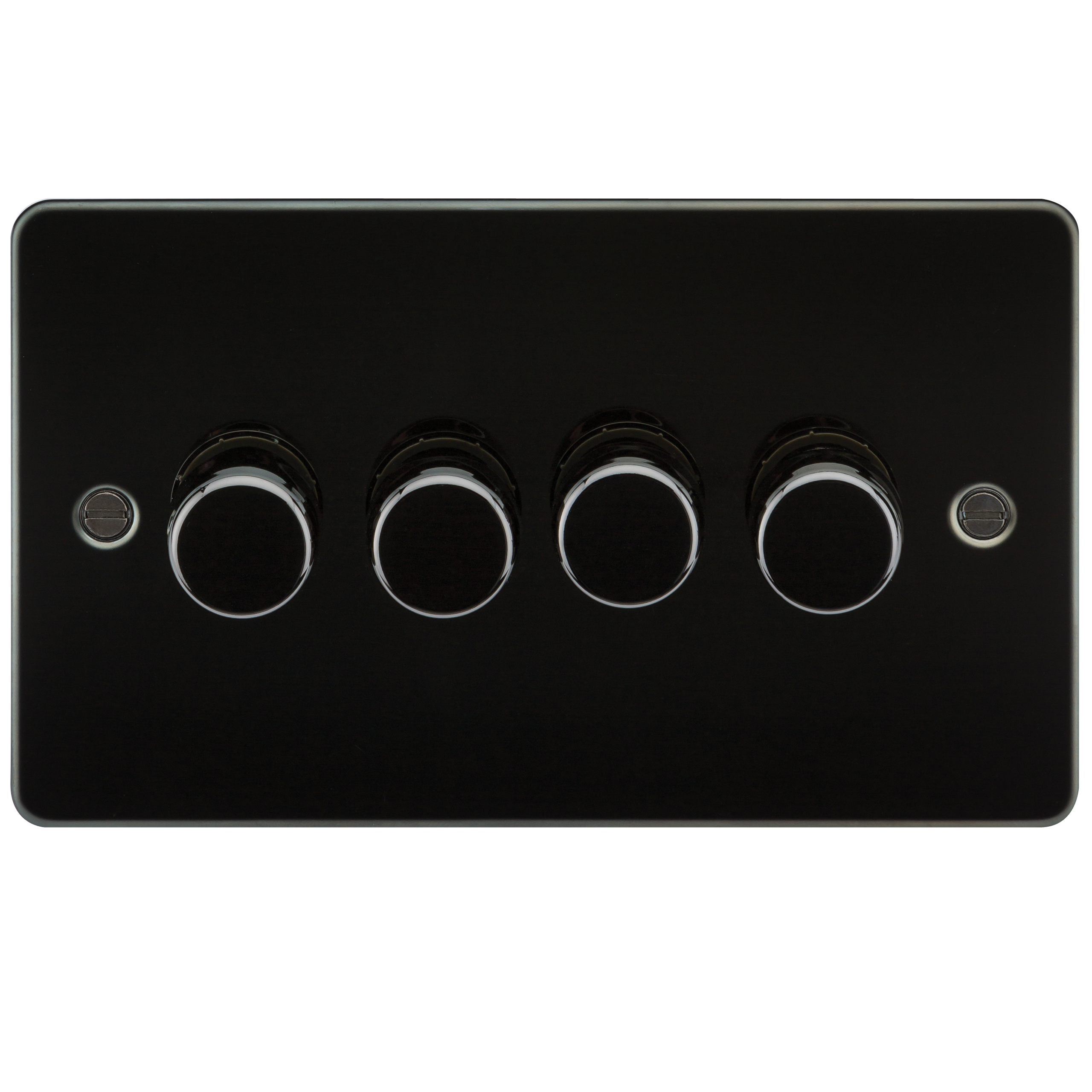 FLAT PLATE 4G 2 WAY 40-400W DIMMER - GUNMETAL - FP2174GM 