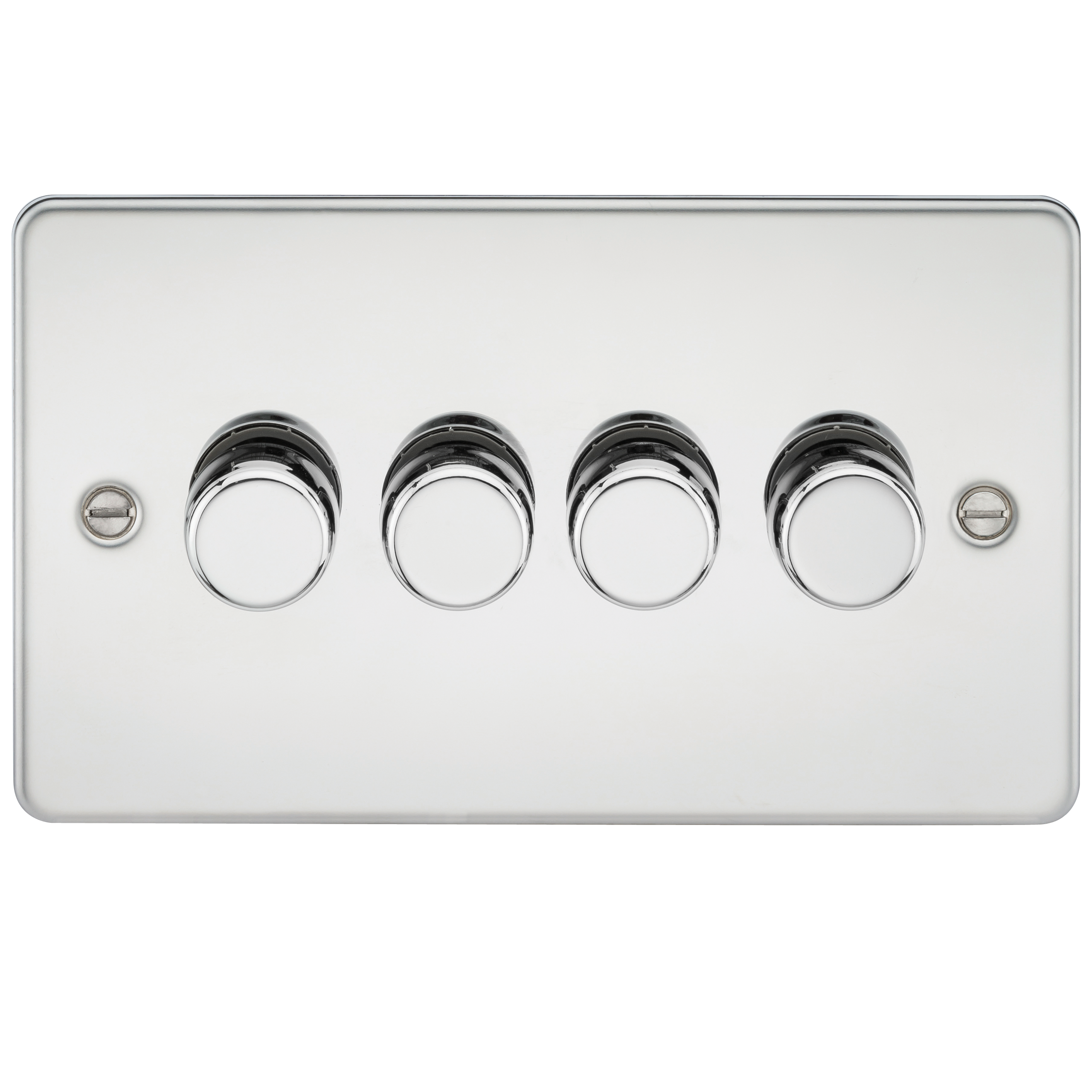 FLAT PLATE 4G 2 WAY 40-400W DIMMER - POLISHED CHROME - FP2174PC 