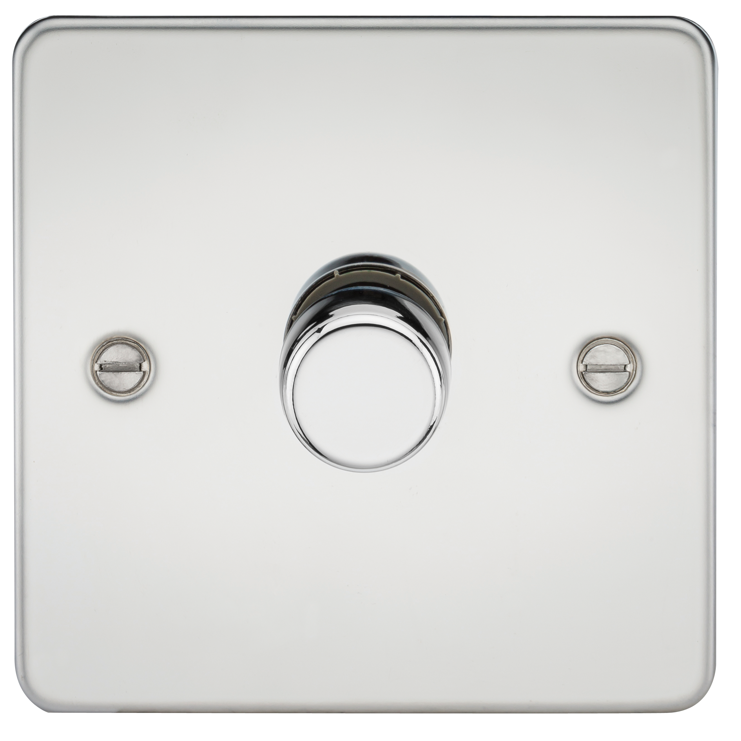 Flat Plate 1G 2 Way 10-200W Dimmer - Polished Chrome - FP2181PC 