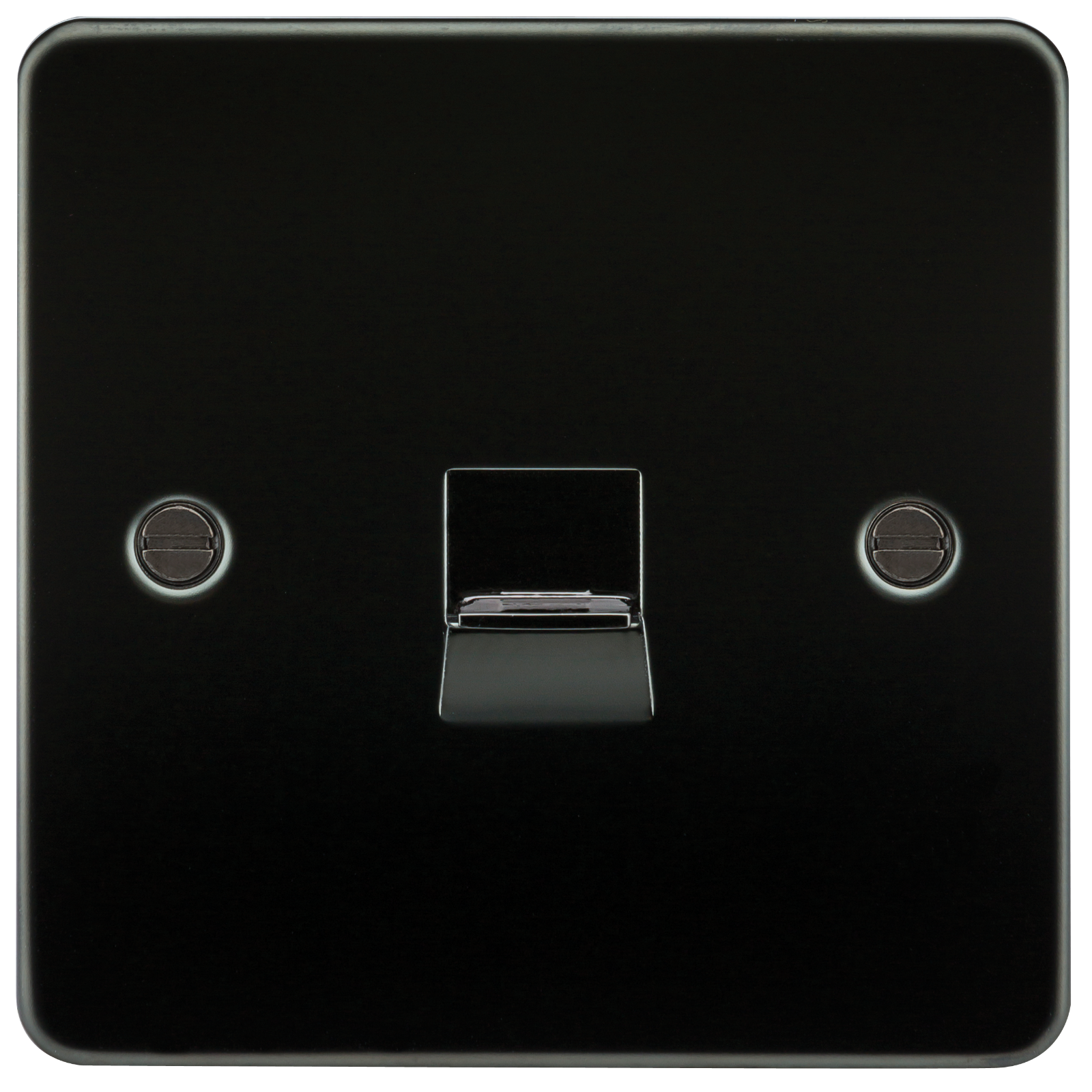 Flat Plate Telephone Master Socket - Gunmetal - FP7300GM 