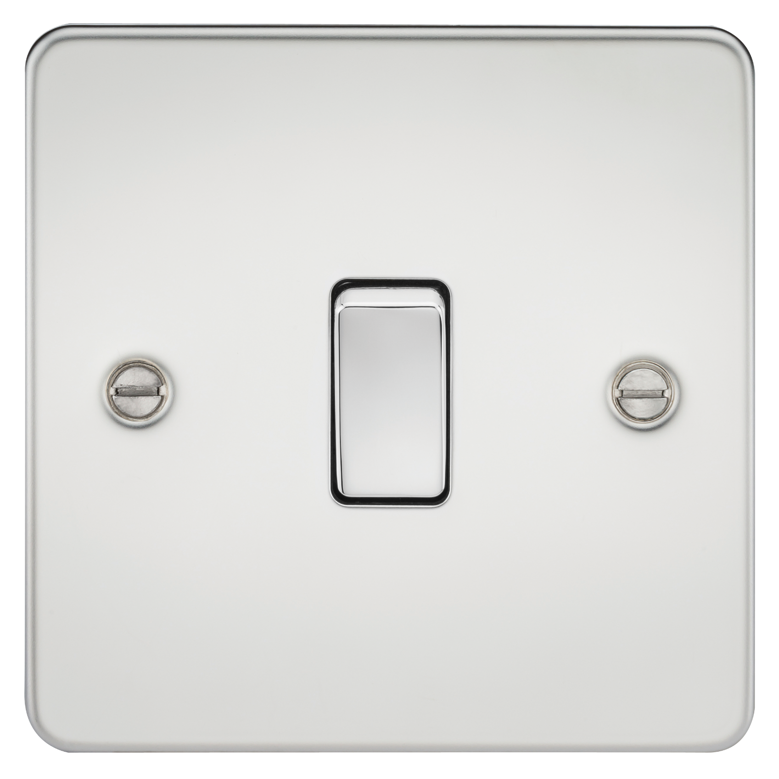 Flat Plate 20A 1G DP Switch - Polished Chrome - FP8341PC 