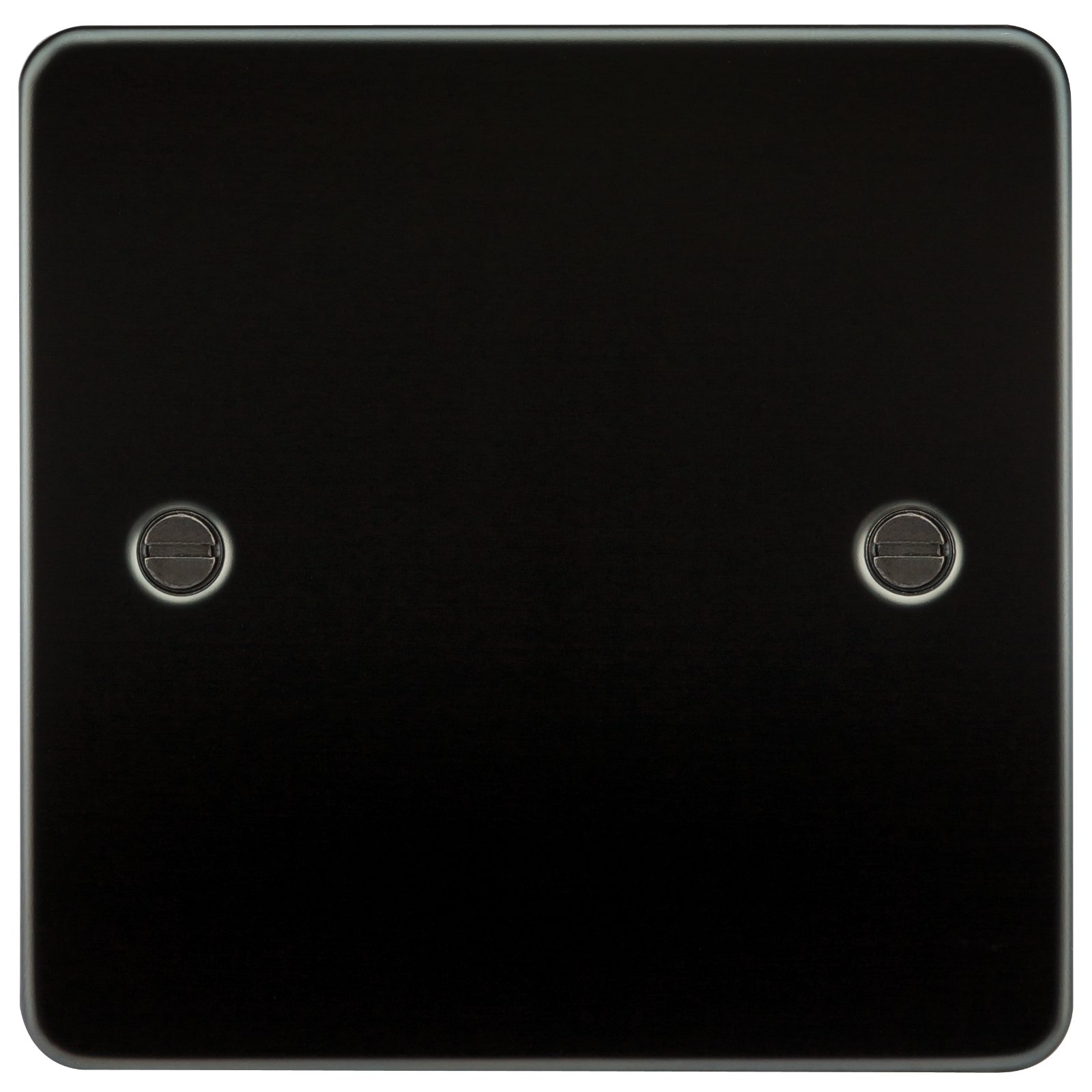 Flat Plate 1G Blanking Plate - Gunmetal - FP8350GM 