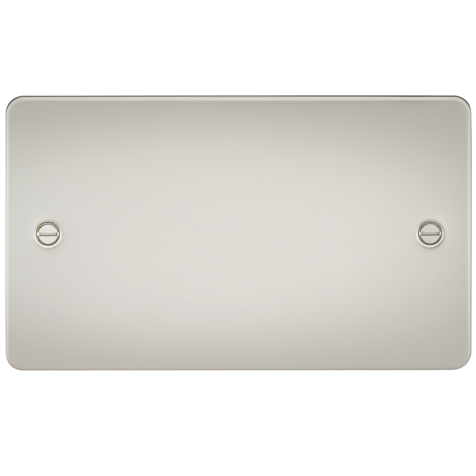 Flat Plate 2G Blanking Plate - Pearl - FP8360PL 