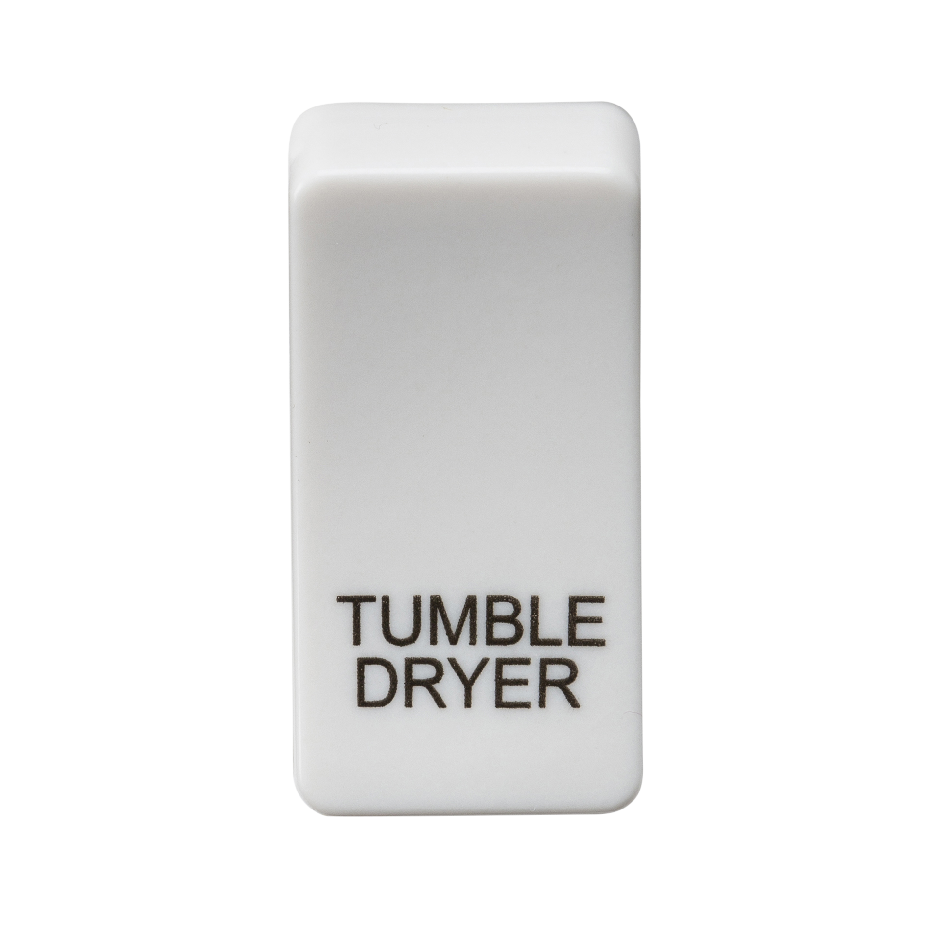 Switch Cover "Marked TUMBLE DRYER" - White - GDDRYU 