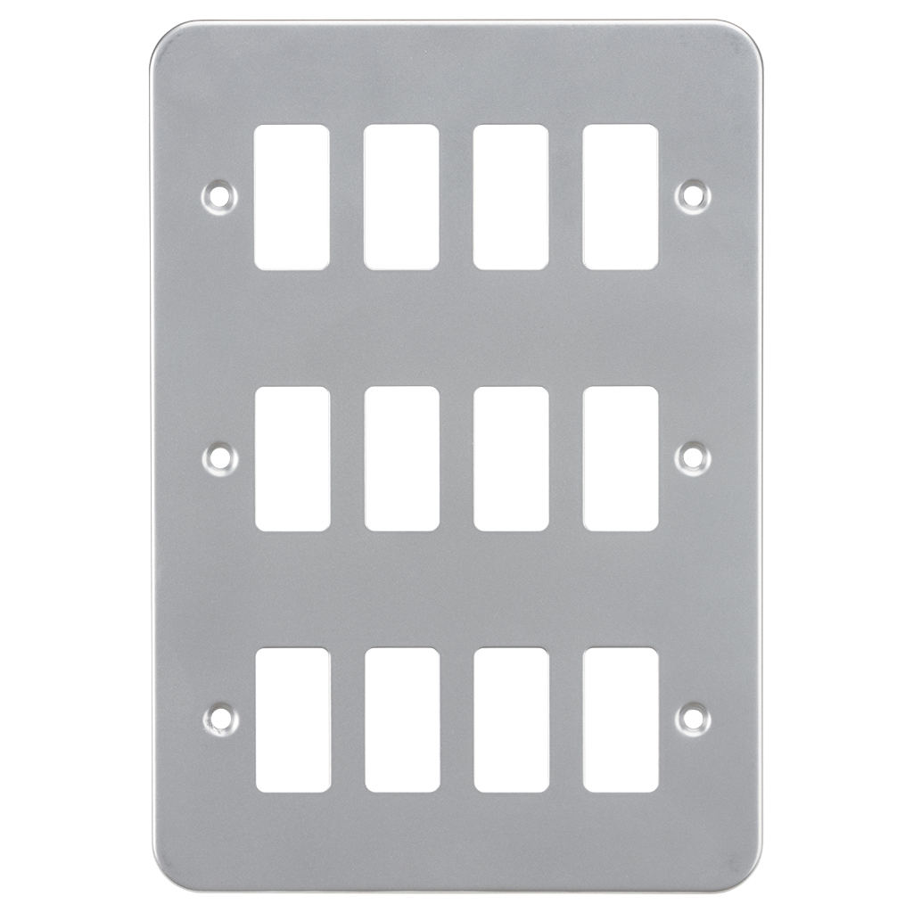 Metalclad 12G Grid Faceplate - GDFP0012M 