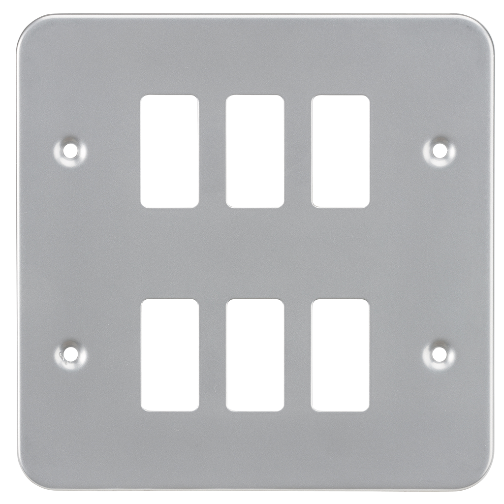 Metalclad 6G Grid Faceplate - GDFP006M 