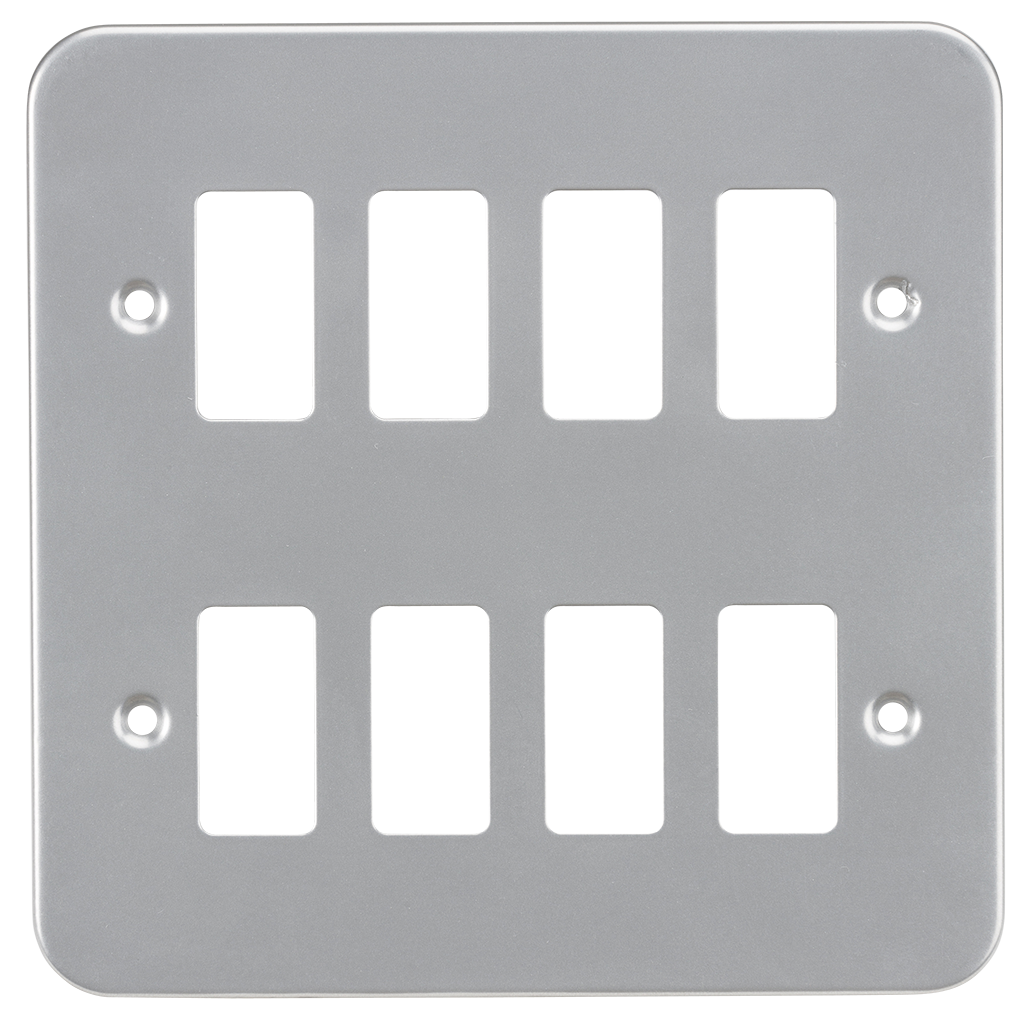 Metalclad 8G Grid Faceplate - GDFP008M 