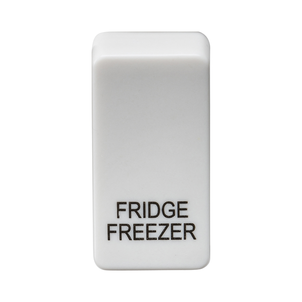 Switch Cover "Marked FRIDGE/FREEZER" - White - GDFRIDU 