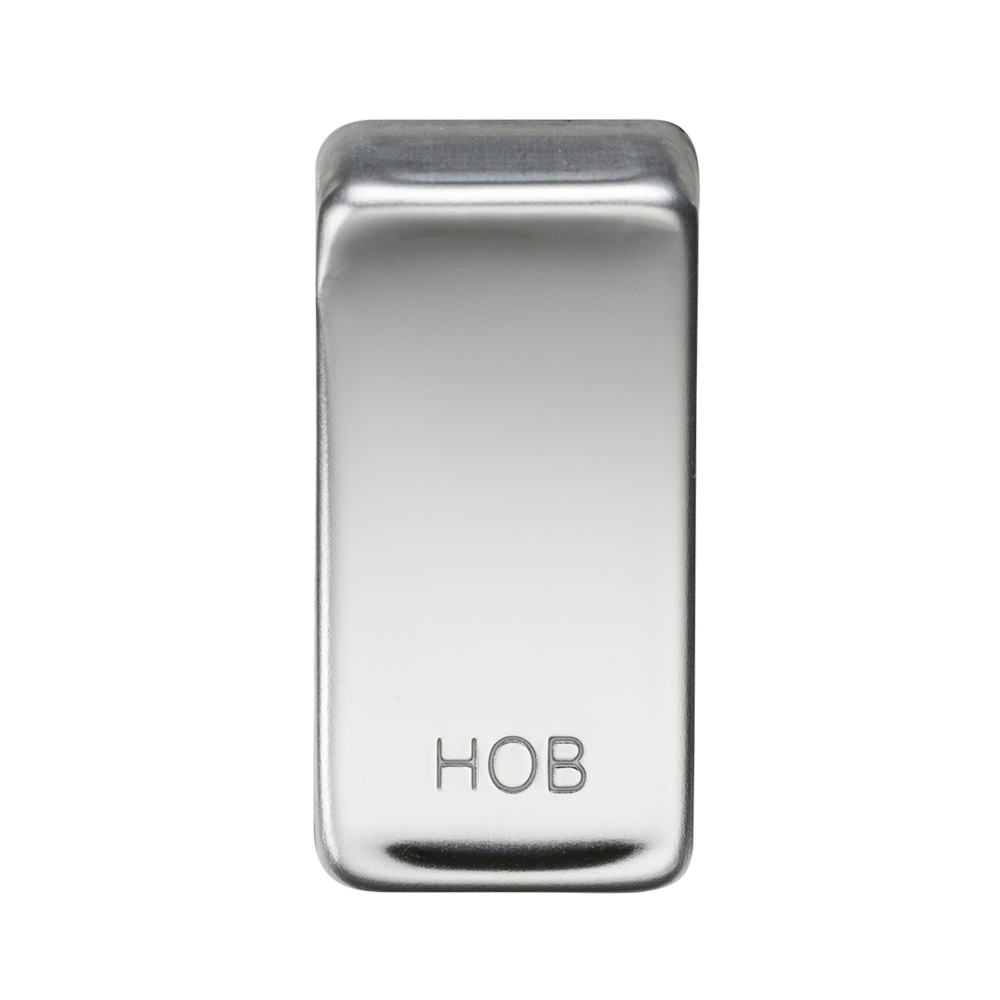 Switch Cover "Marked HOB" - Polished Chrome - GDHOBPC 