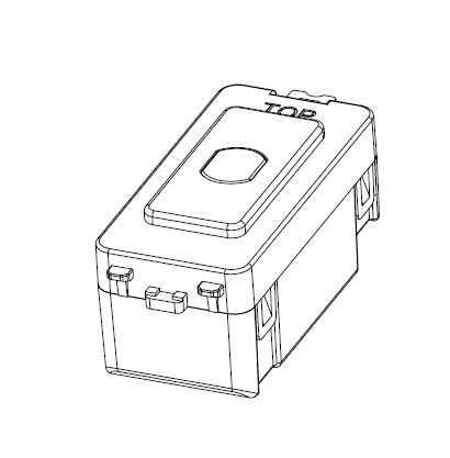 Press Dimmer Module 10-200W - Brushed Chrome - GDM014BC 