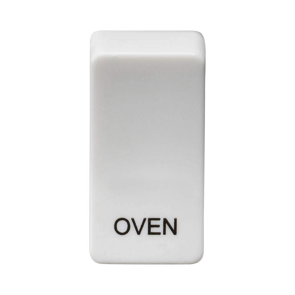 Switch Cover "Marked OVEN" - White - GDOVENU 