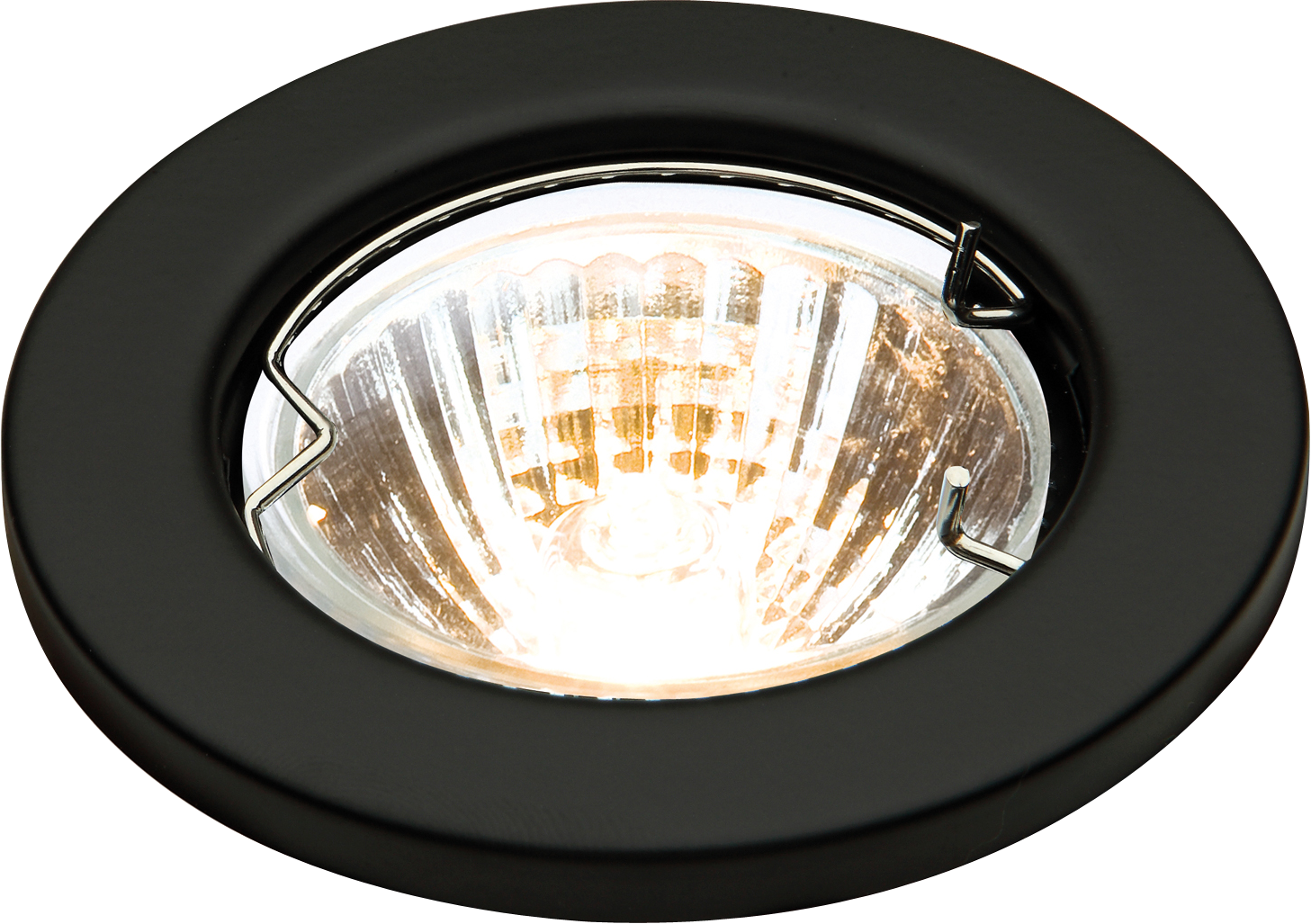 IP20 12V 50W Max. L/V Matt Black Downlight With Bridge - L02BK1 