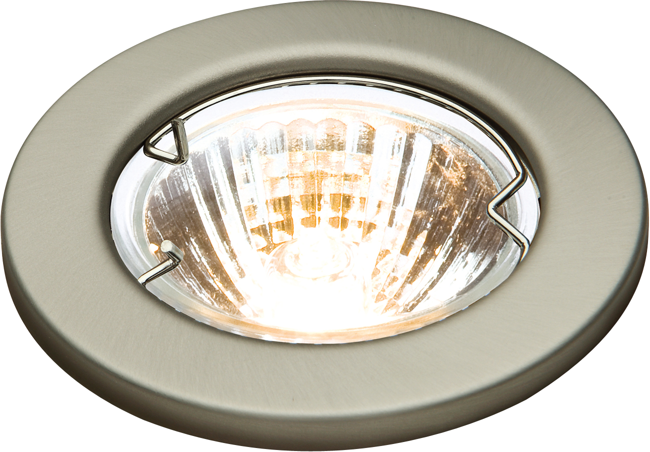 IP20 12V 50W Max. L/V Brushed Chrome Downlight With Bridge - L02CBR1 