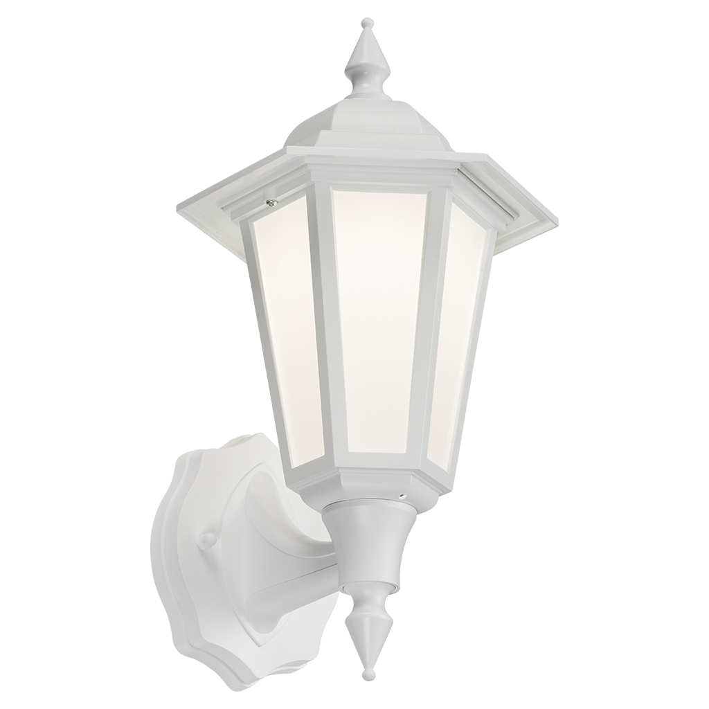 230V IP54 LED Wall Lantern - White - LANT1W 