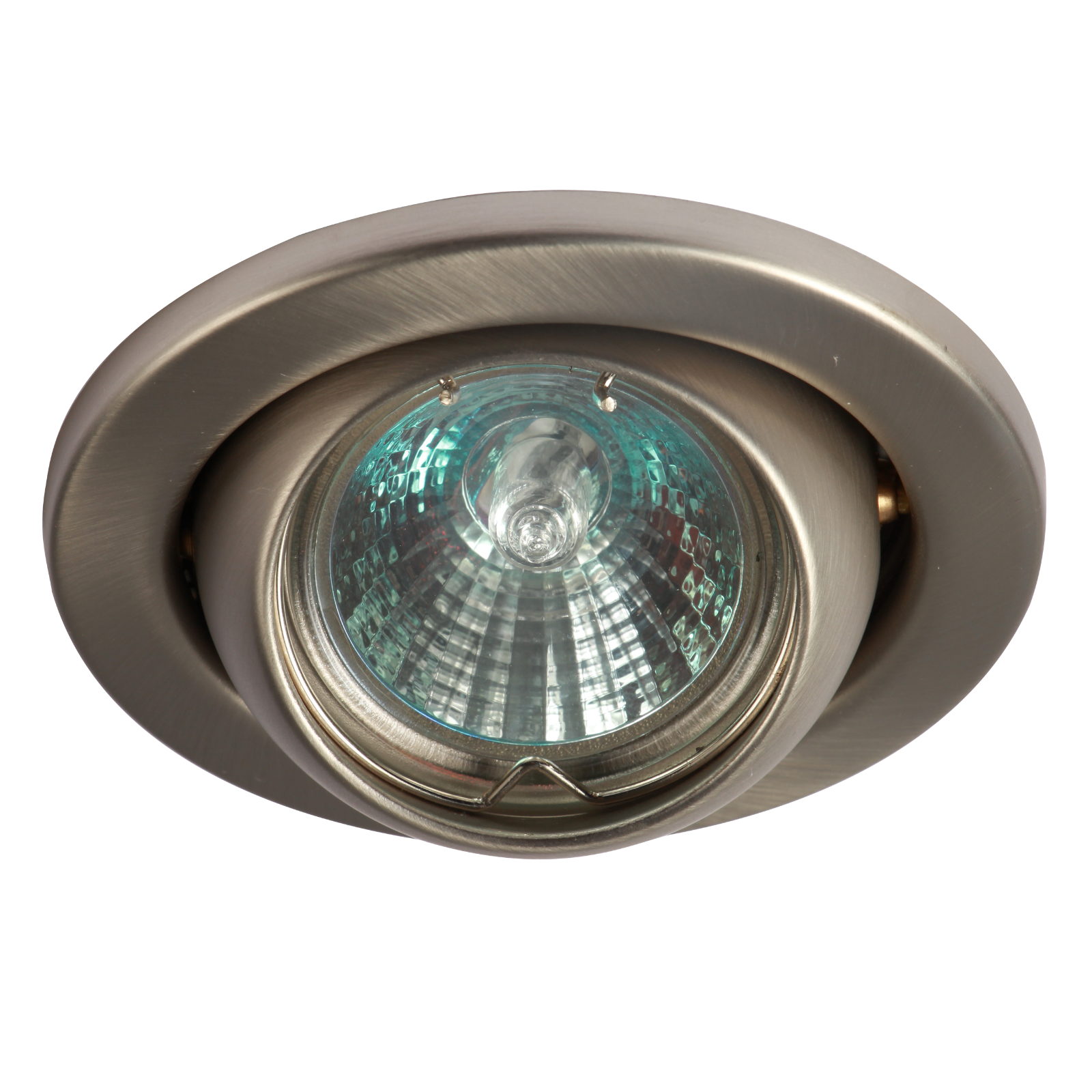 IP20 12V 50W Max. L/V Brushed Chrome Eyeball Downlight With Bridge - LE04CBR1 - SOLD-OUT!! 