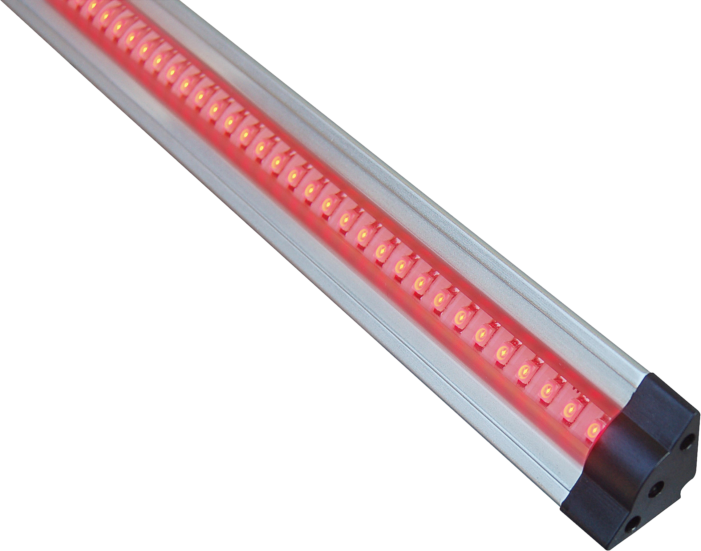 IP20 5W 72 LED Triangular Linear Light 24V Red 500mm - LEDT5WR 