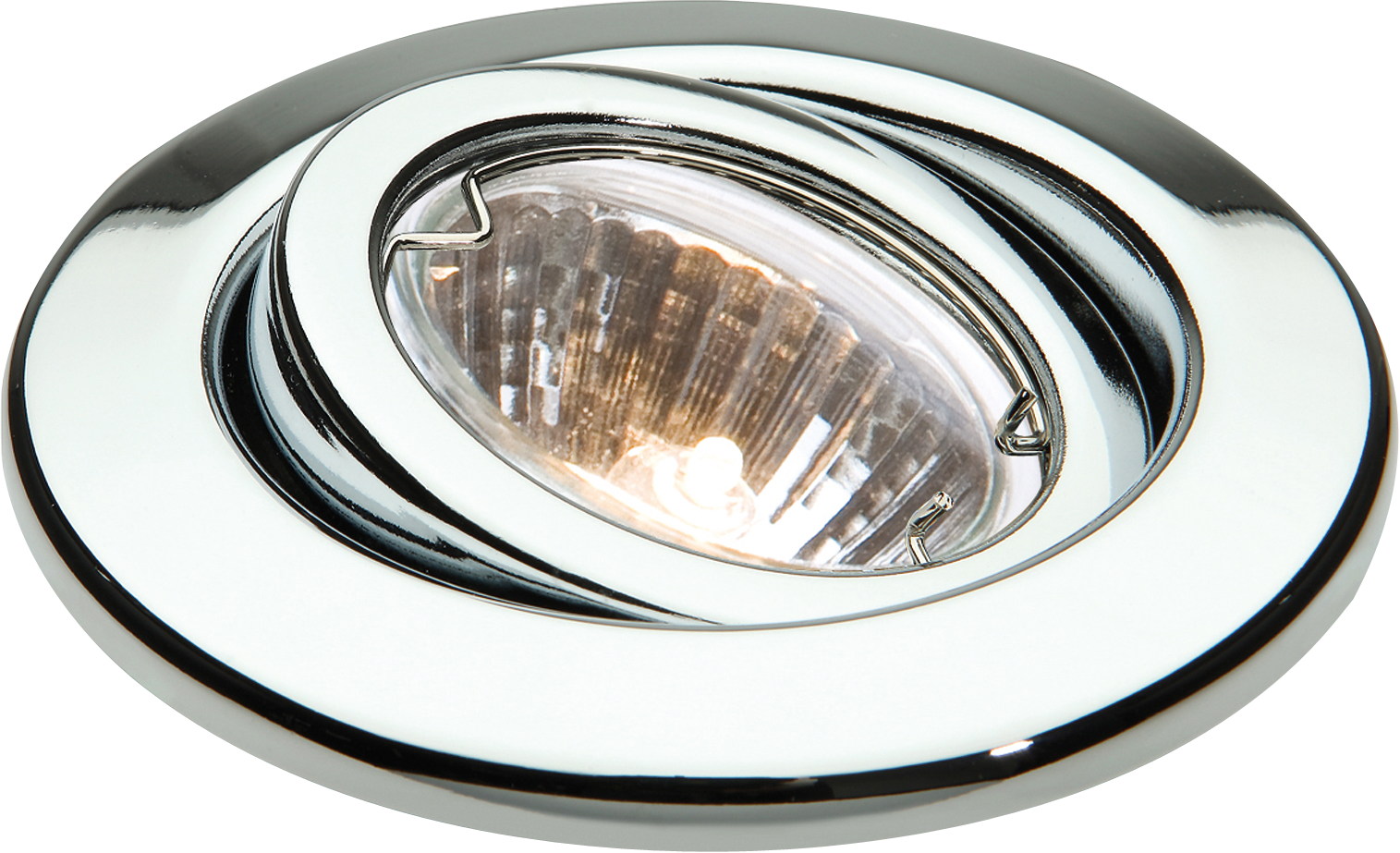 IP20 12V 50W Max. L/V Chrome Gimbal Downlight - LG06C 