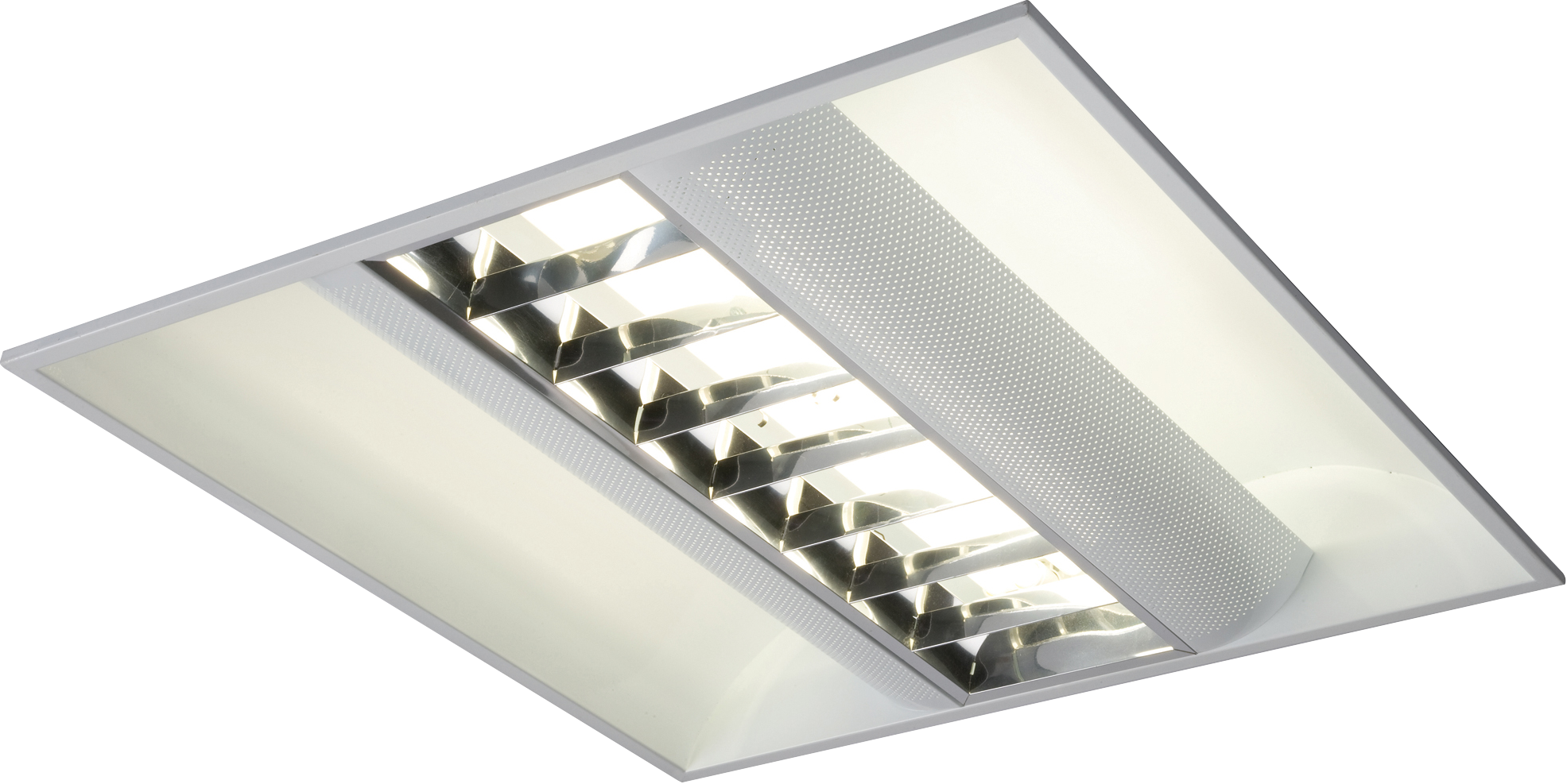 IP20 230V 2x55W HF CAT2 Modular Fluorescent Fitting 600x600mm - MRE255PLHF 