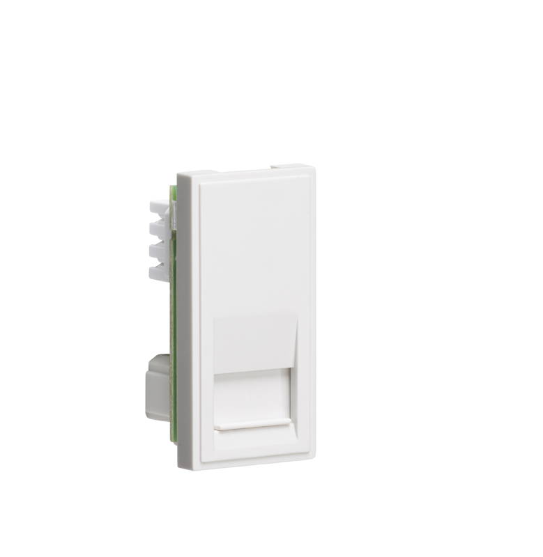 Telephone Secondary Outlet Module 25 X 50mm (IDC) - White - NETBTSWH 