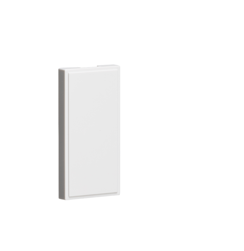 Pack Of 10 - Half Blanking Modules (25 X 50mm) - White - NETHWH 