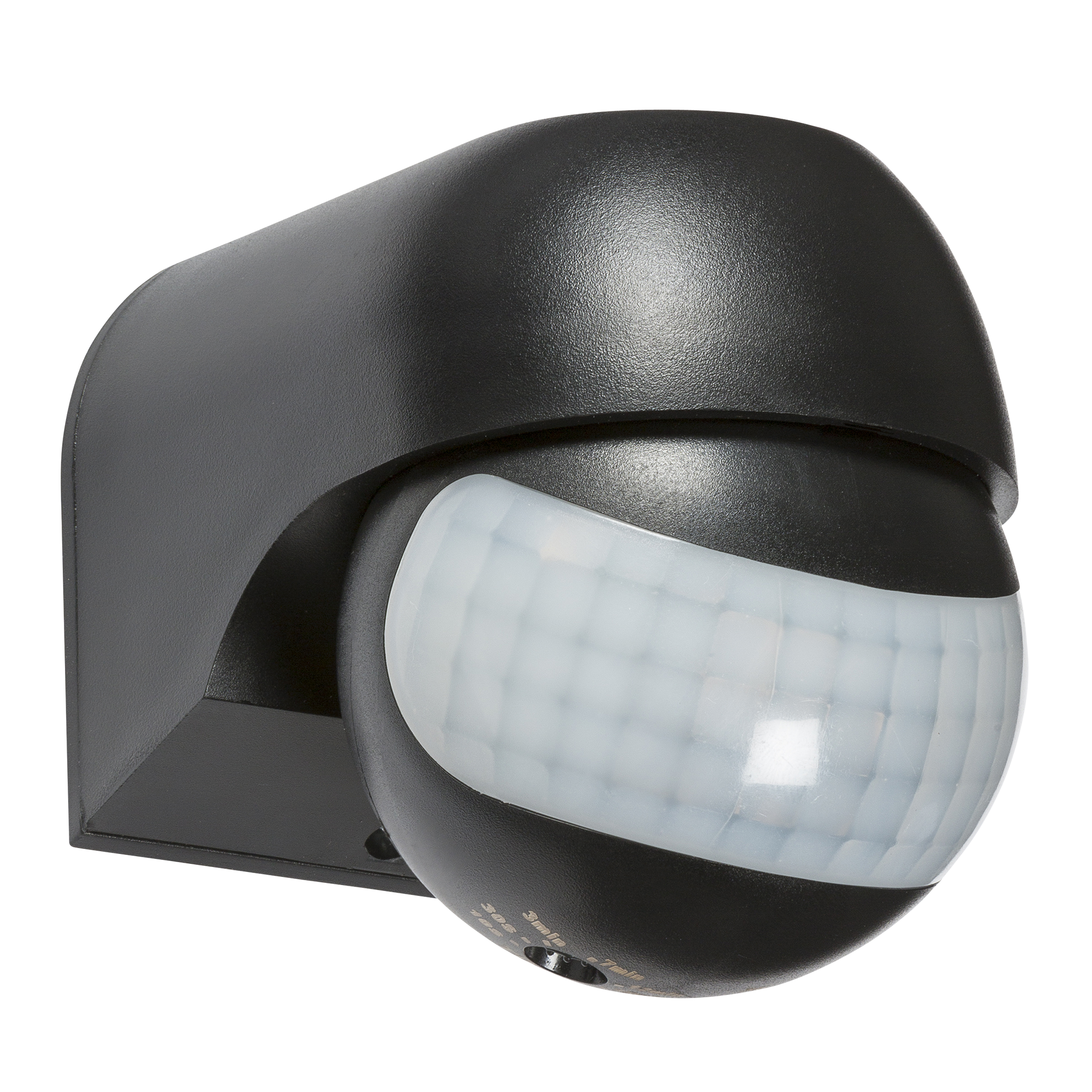 IP44 180 Mini PIR Sensor - Black - OS0014B 