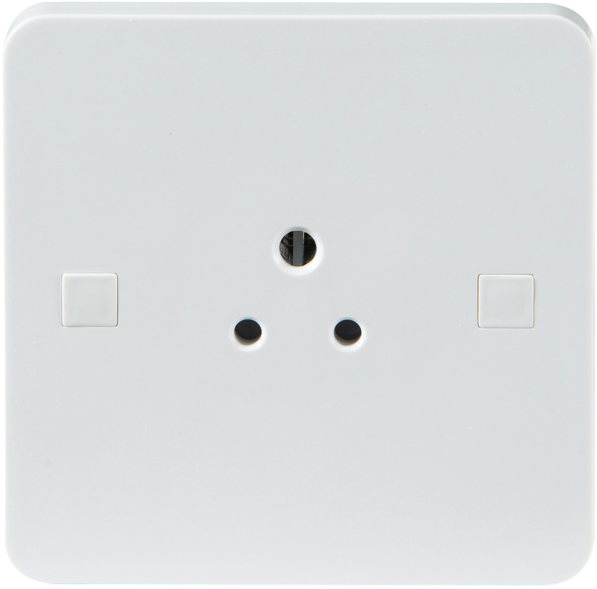 2A Round Pin Unswitched Socket - 9mm - PU2U 