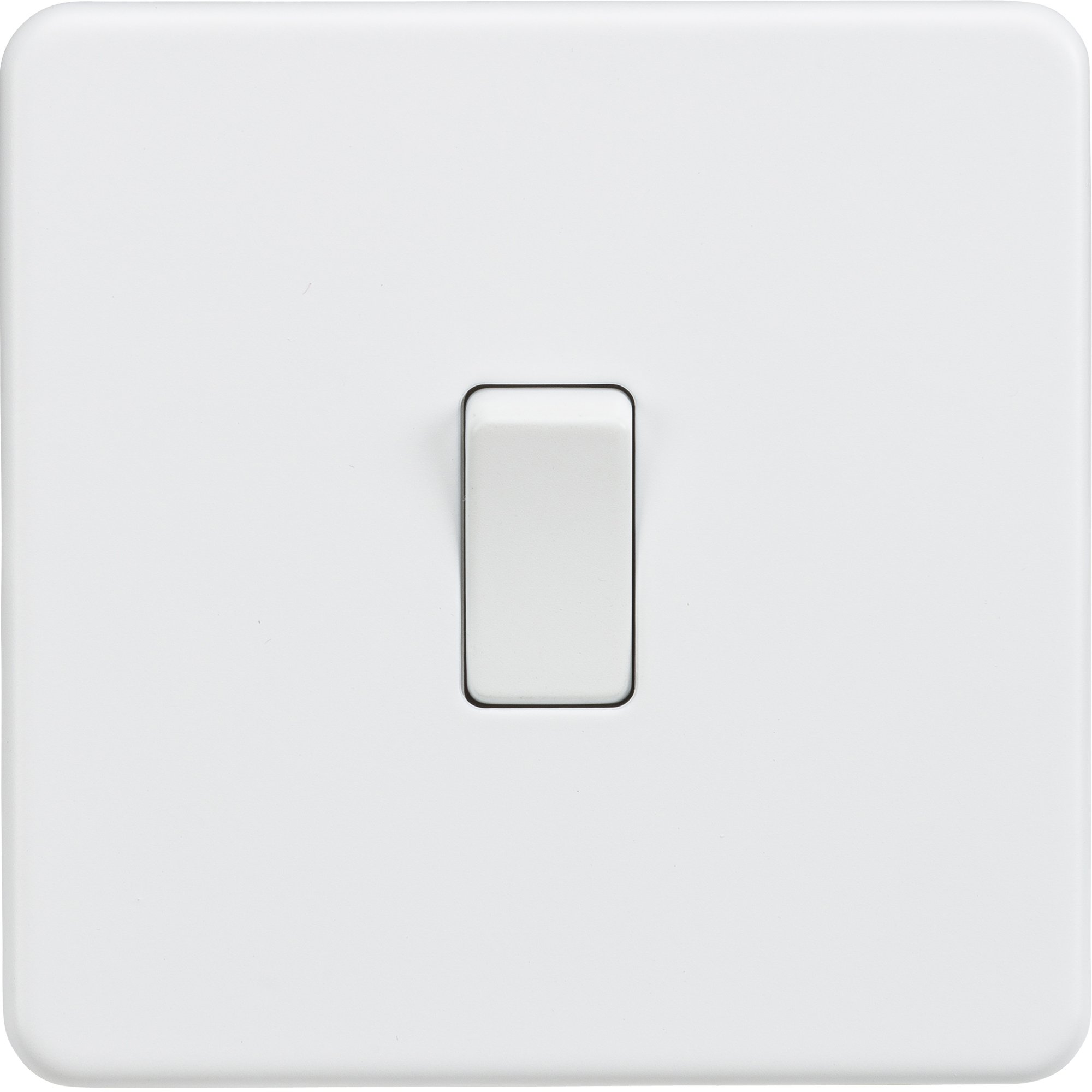 Screwless 10A 1G Intermediate Switch - Matt White - SF1200MW 