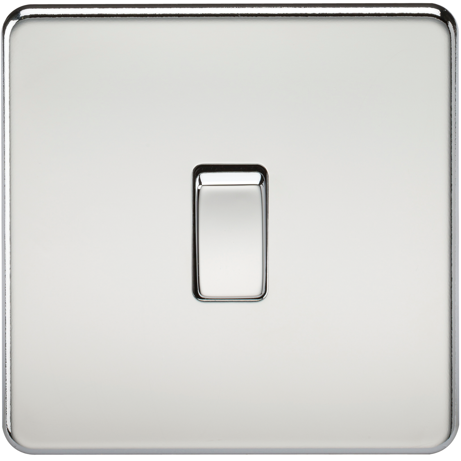 Screwless 10A 1G Intermediate Switch - Polished Chrome - SF1200PC 