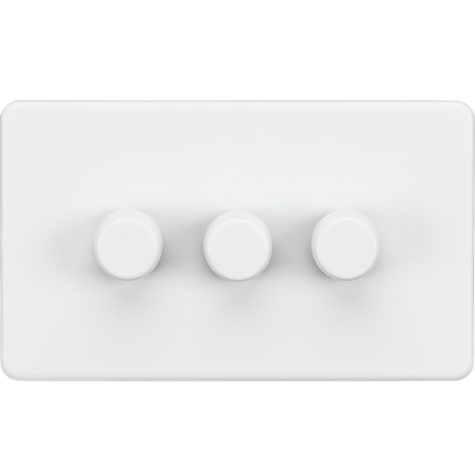 Screwless 3G 2-Way 40-400W Dimmer Switch - Matt White - SF2173MW 