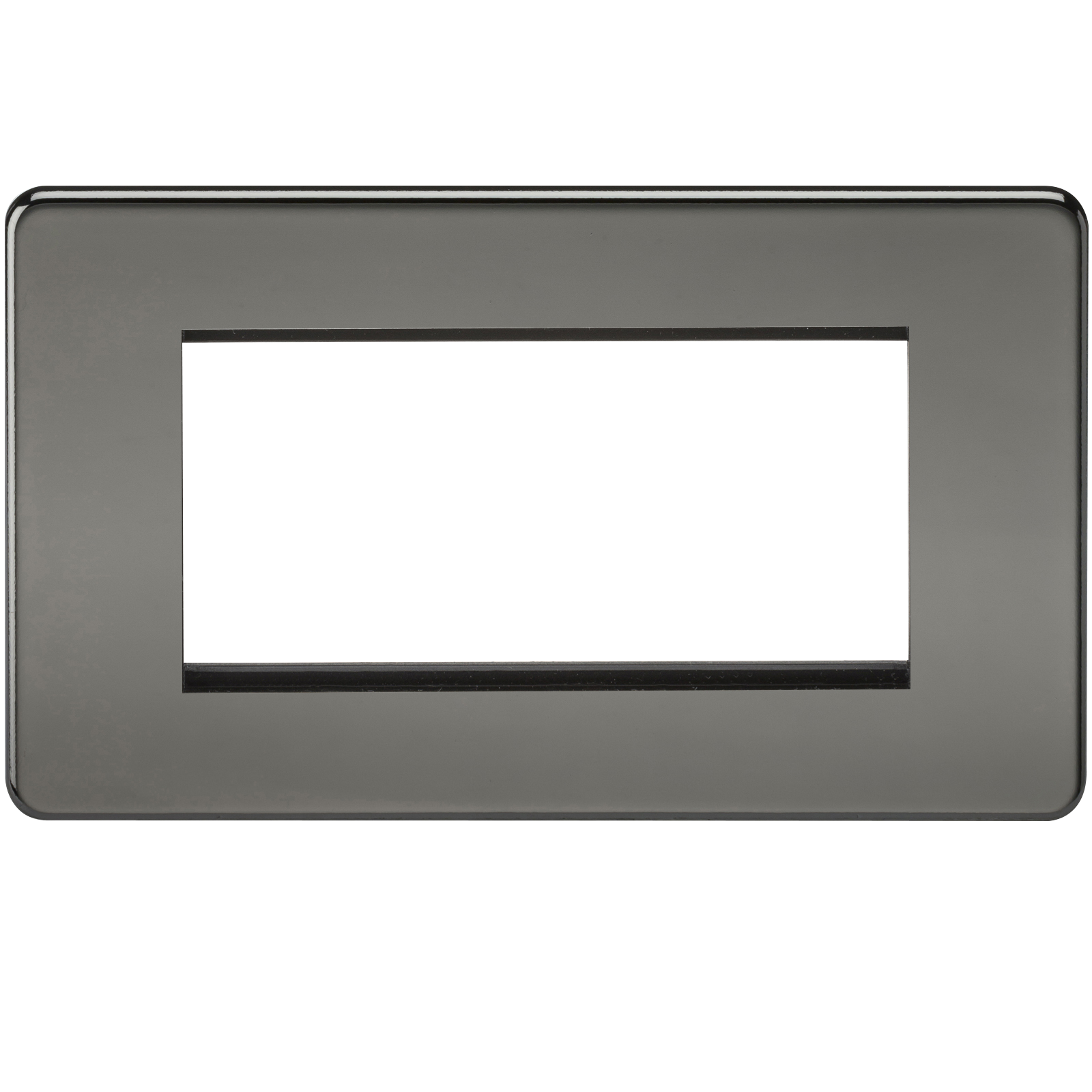 Screwless 4G Modular Faceplate - Black Nickel - SF4GBN 