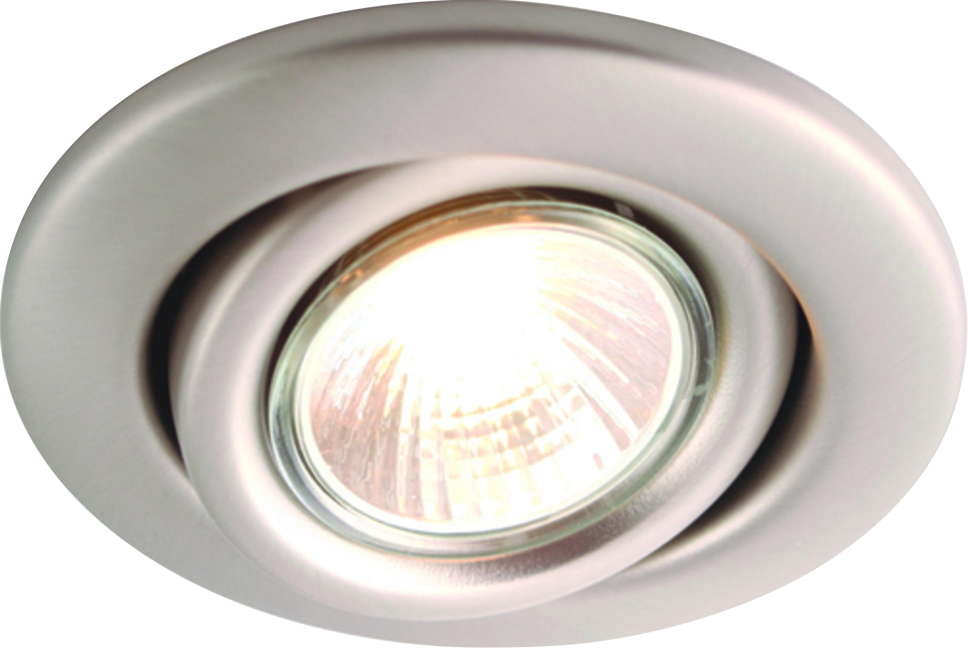 IP20 230V 50W Max. GU10 Brushed Chrome Recessed Tilt Downlight - SGZ10CBR 