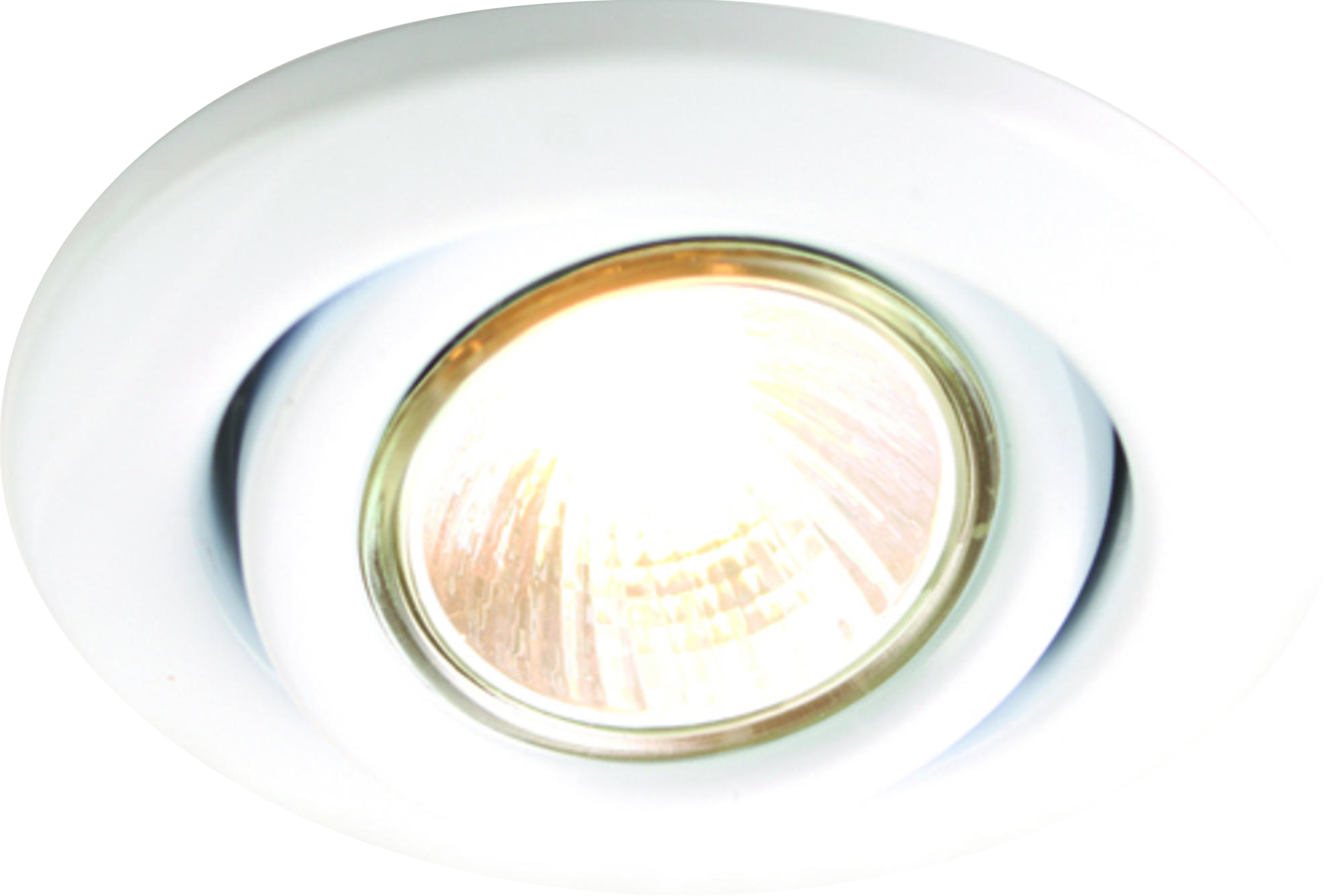 IP20 230V 50W Max. GU10 White Recessed Tilt Downlight - SGZ10W 