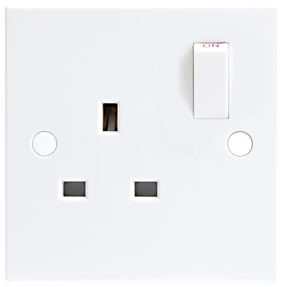 13A 1G DP Switched Socket - 9.5mm - ST7000 