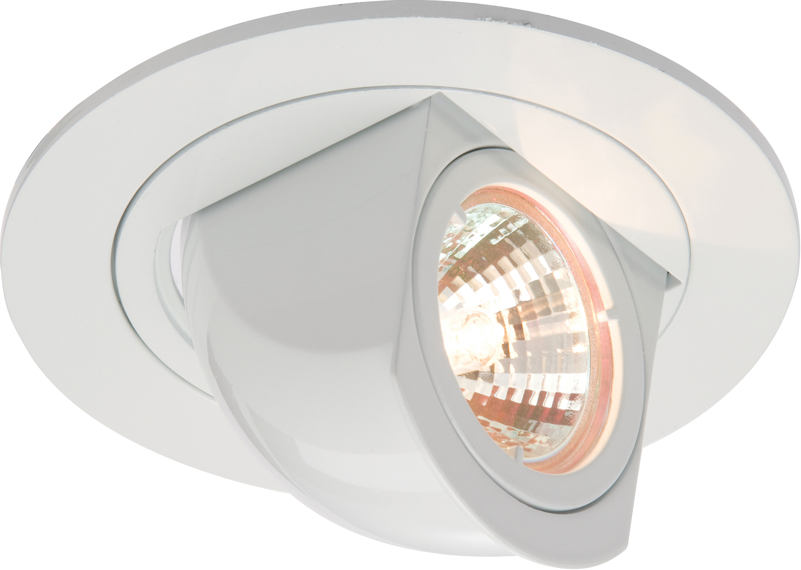 IP20 12V 50W Max. White Swivel & Scoop Fitting - SWS01W 