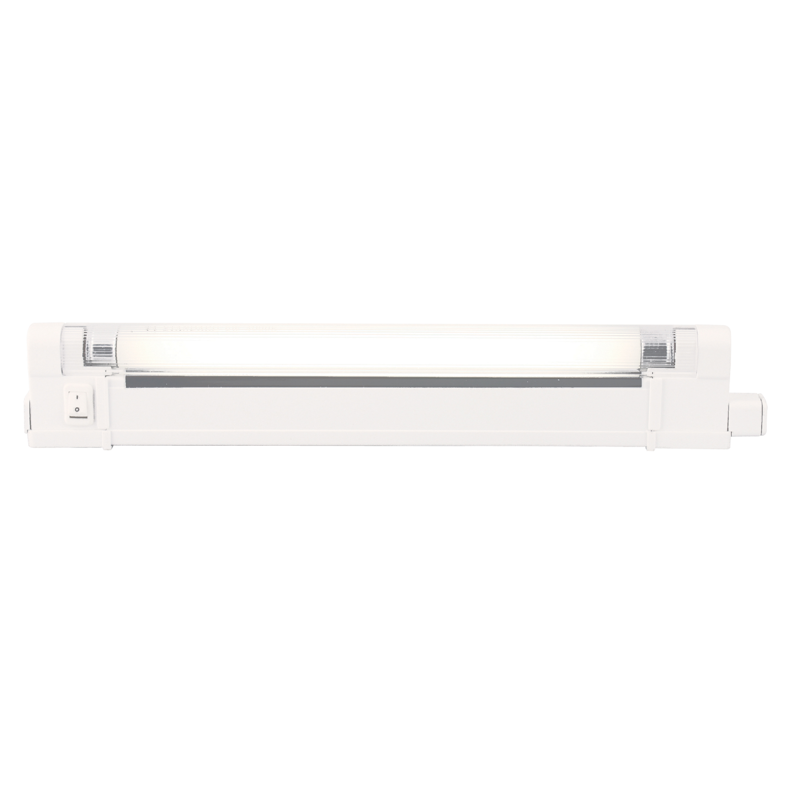 IP20 6W T4 Fluorescent Fitting With Tube, Switch And Diffuser 4000K - T46A 