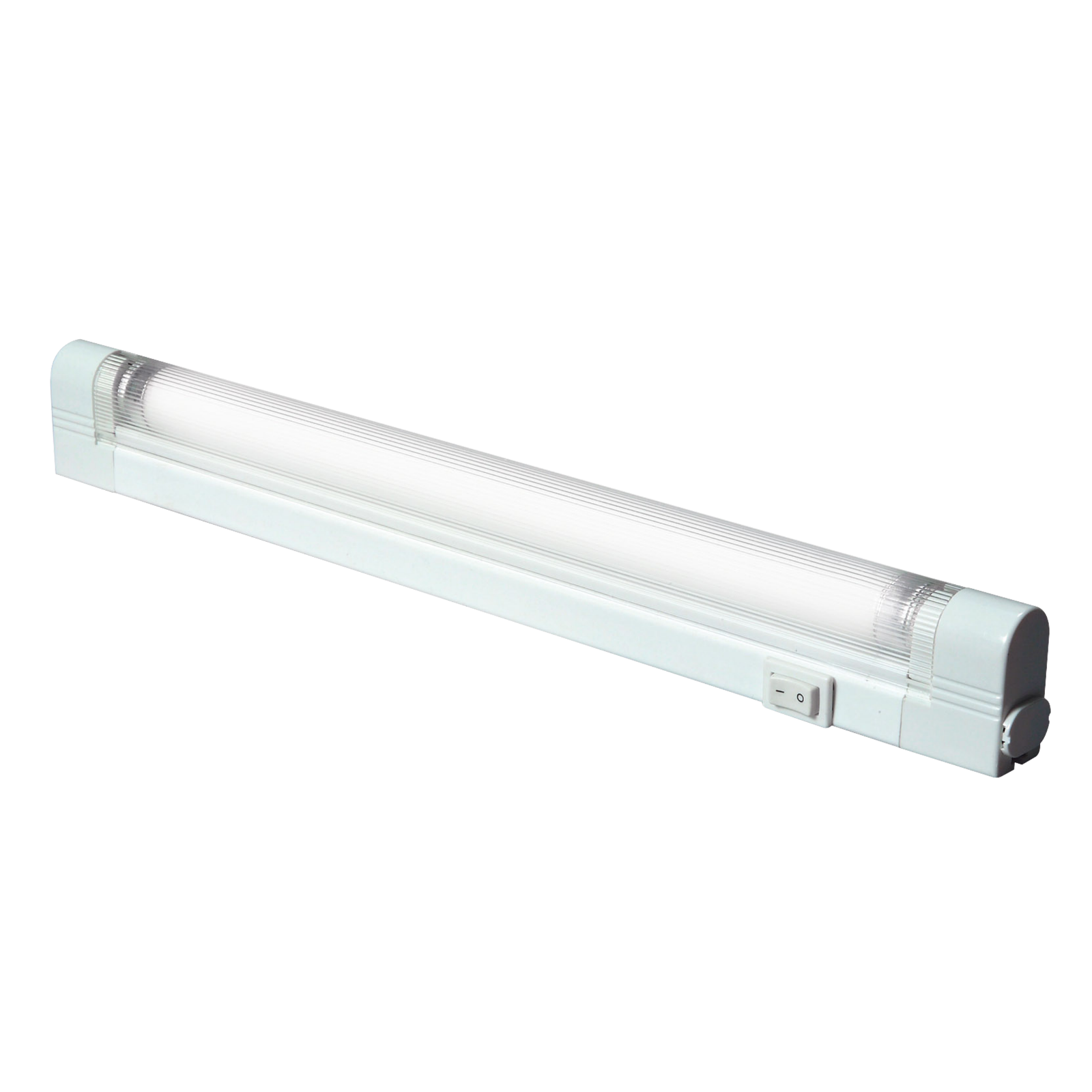 IP20 T5/G5 14W Slimline Linkable Fluorescent Fitting With Tube, Switch And Diffuser 3500K - T514 