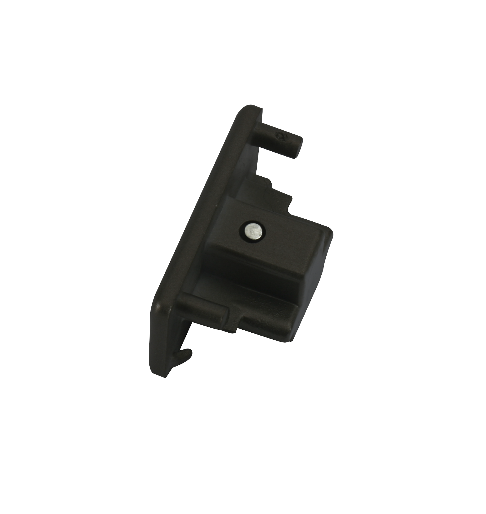 230V Single Circuit Track Dead End Cap Black - TRKDEBK 