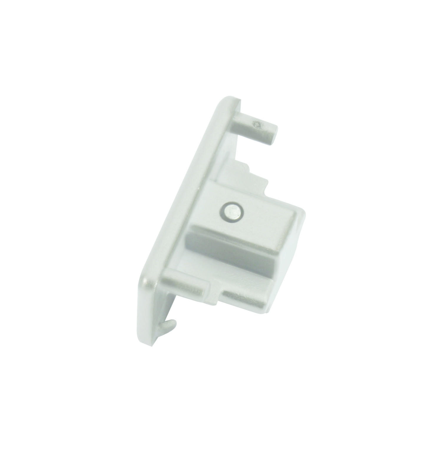 230v Single Circuit Track Dead End Cap White - TRKDEW 