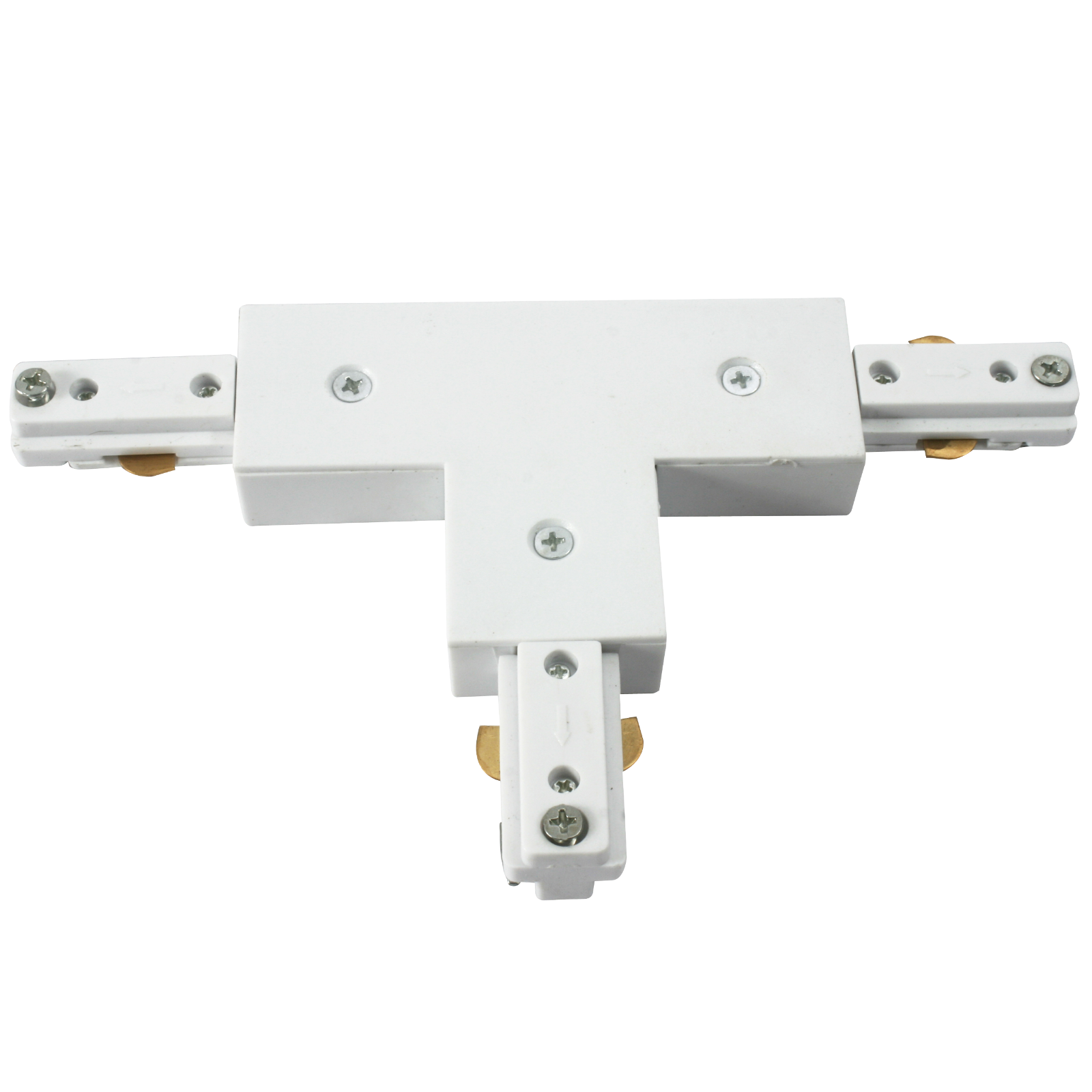 230v Track T Connector White. - TRKTW 