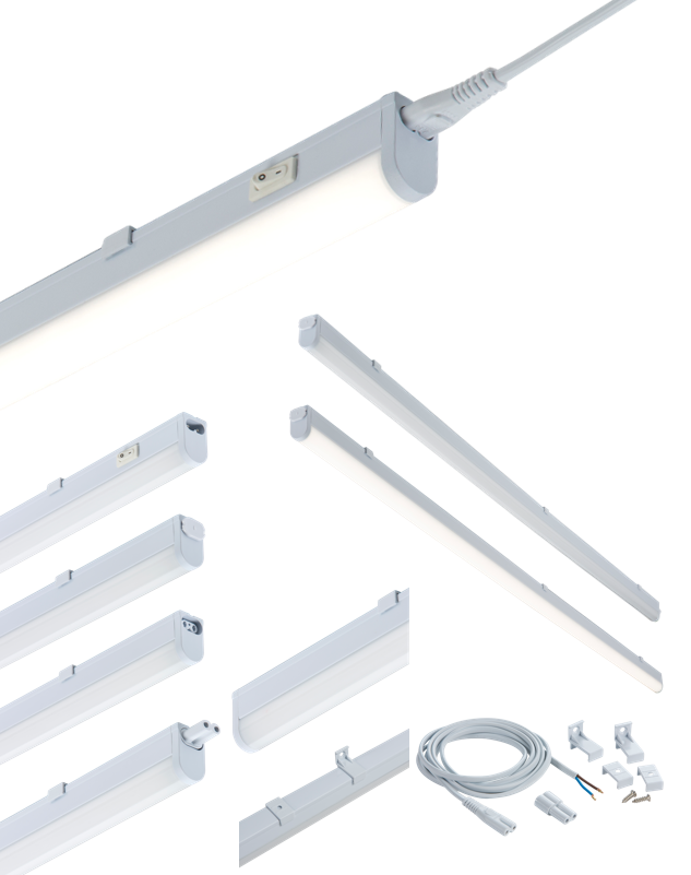 230V 13W LED Linkable Striplight 4000K (838mm) - UCLED13CW 