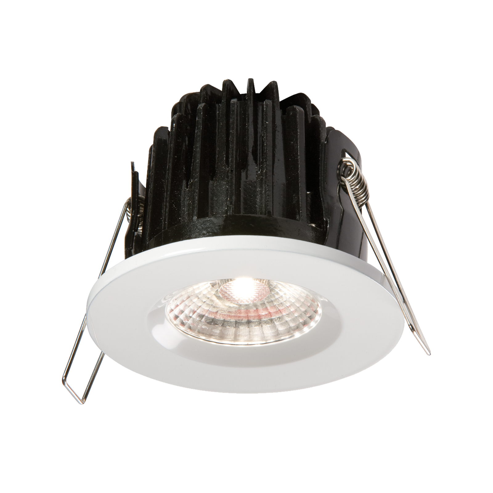 IP65 7W LED 4000K Cool White Downlight With White Bezel - VFRCOBCW 