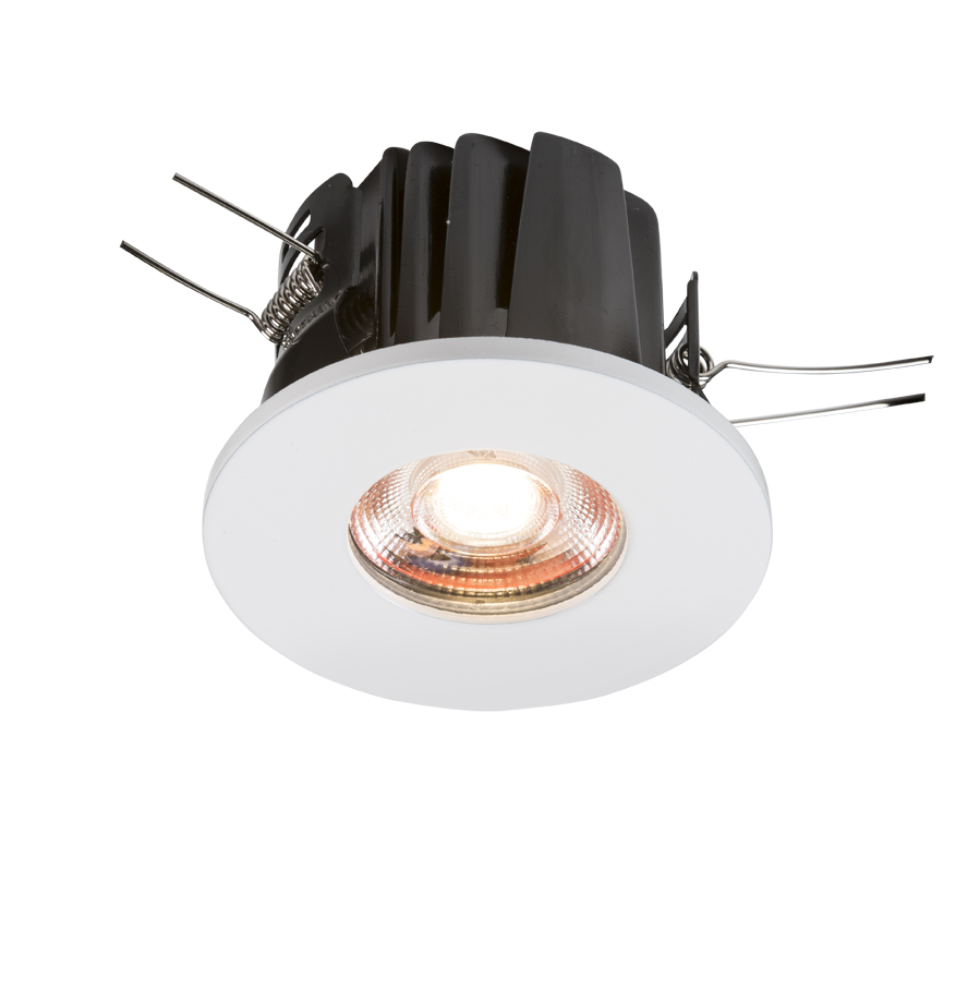 230V IP65 8W Fire-Rated Valknight LED Downlight 3000K - VFRIC8WW 