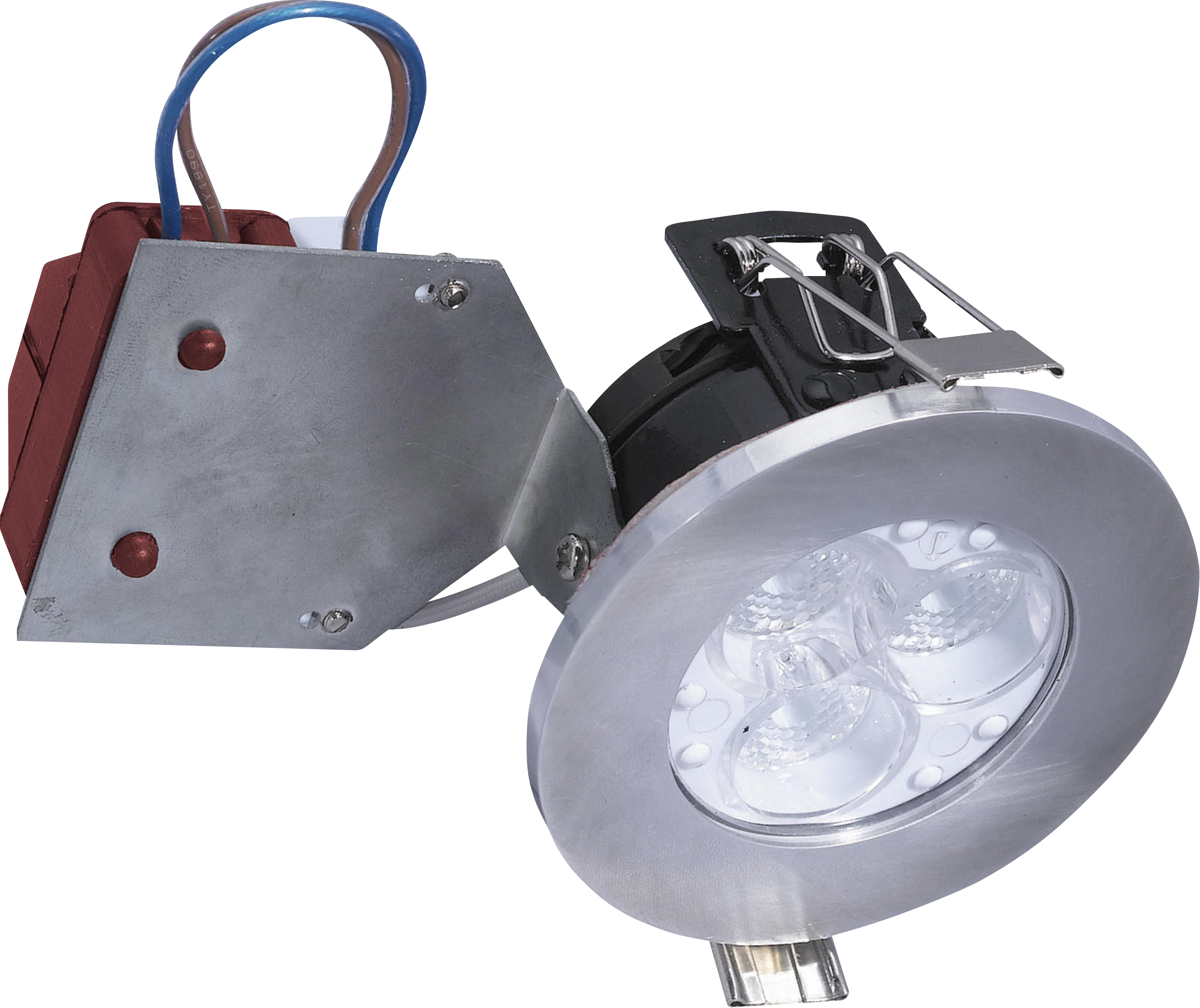 IP20 Fire-Rated LED Fixed Downlight Brushed Chrome - VFRLED1CBR 