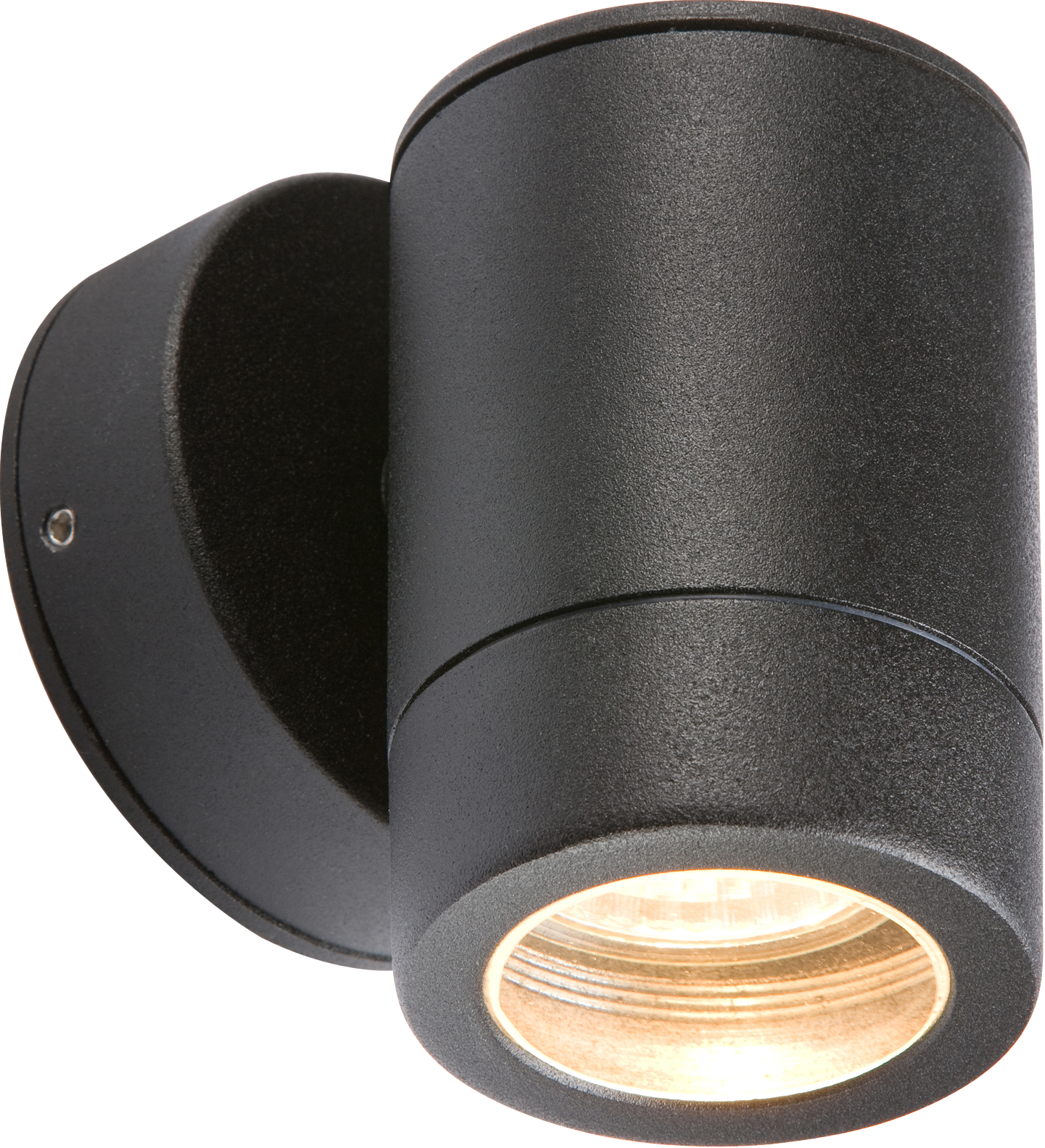 IP65 Aluminium Powder Coated Black Fixed GU10 35 Watt Fitting - WALL1LBK 